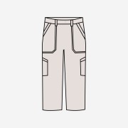 Uniqlo U Wide Fit Baker Pants Natural - KR