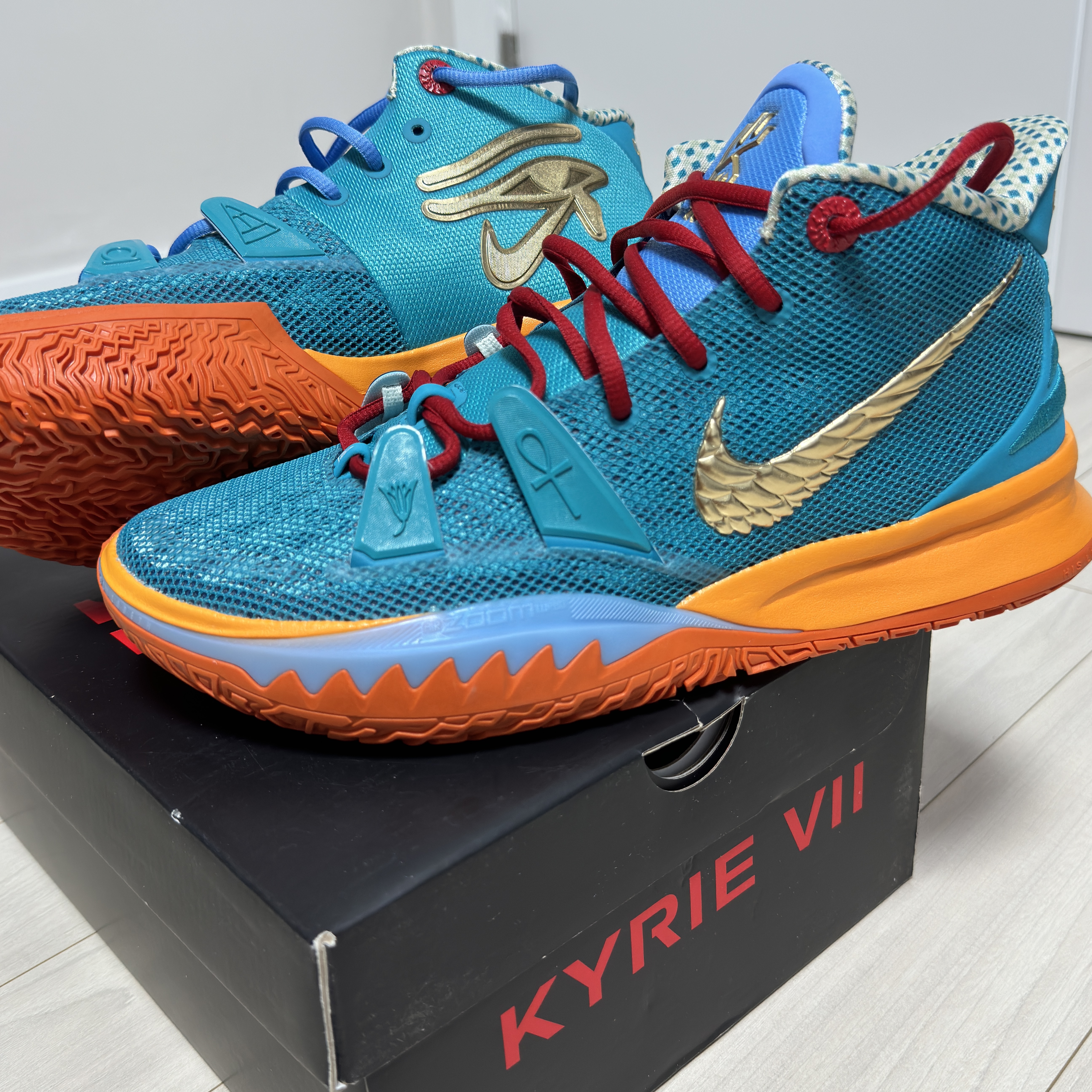Nike x Concepts Kyrie 7 EP Horus 착용 스타일
