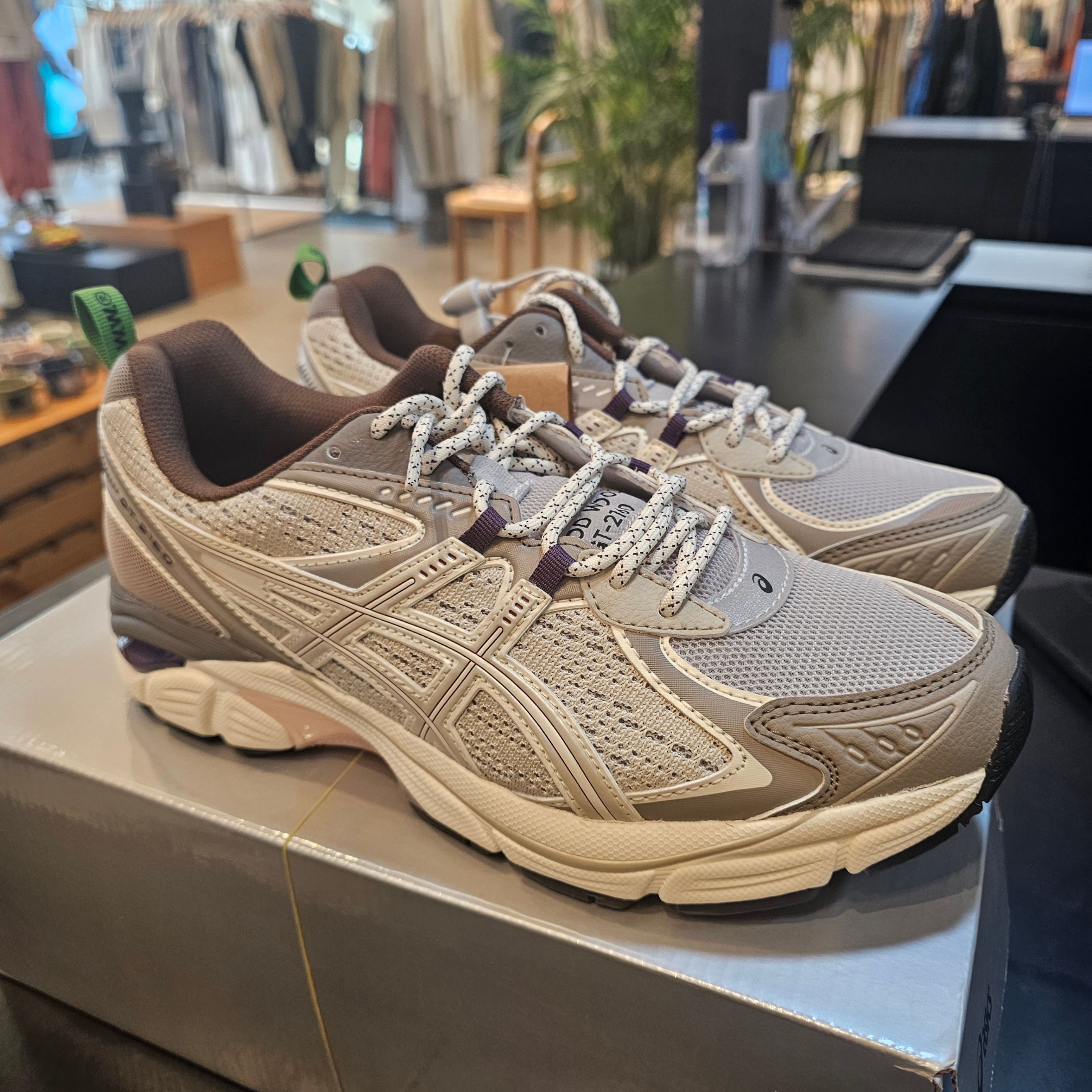 Asics x Wood Wood GT-2160 Cream Oatmeal 착용 스타일