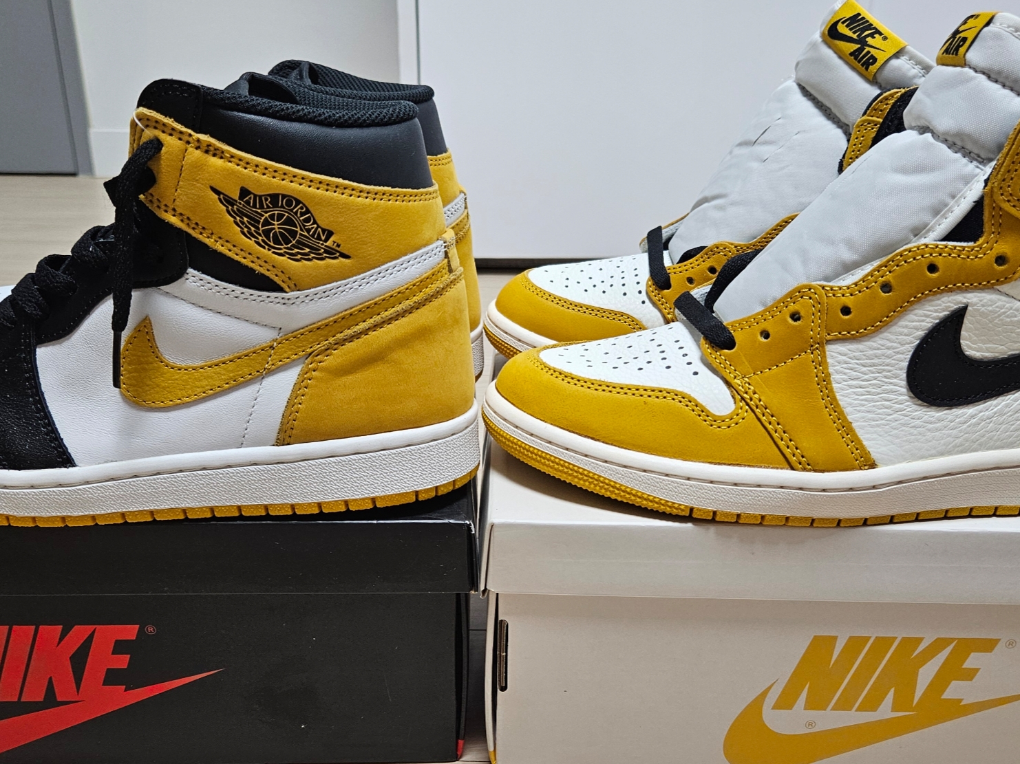 Jordan 1 Retro High OG Yellow Ochre, Jordan 1 Retro High Yellow Ochre 착용 스타일 - 2