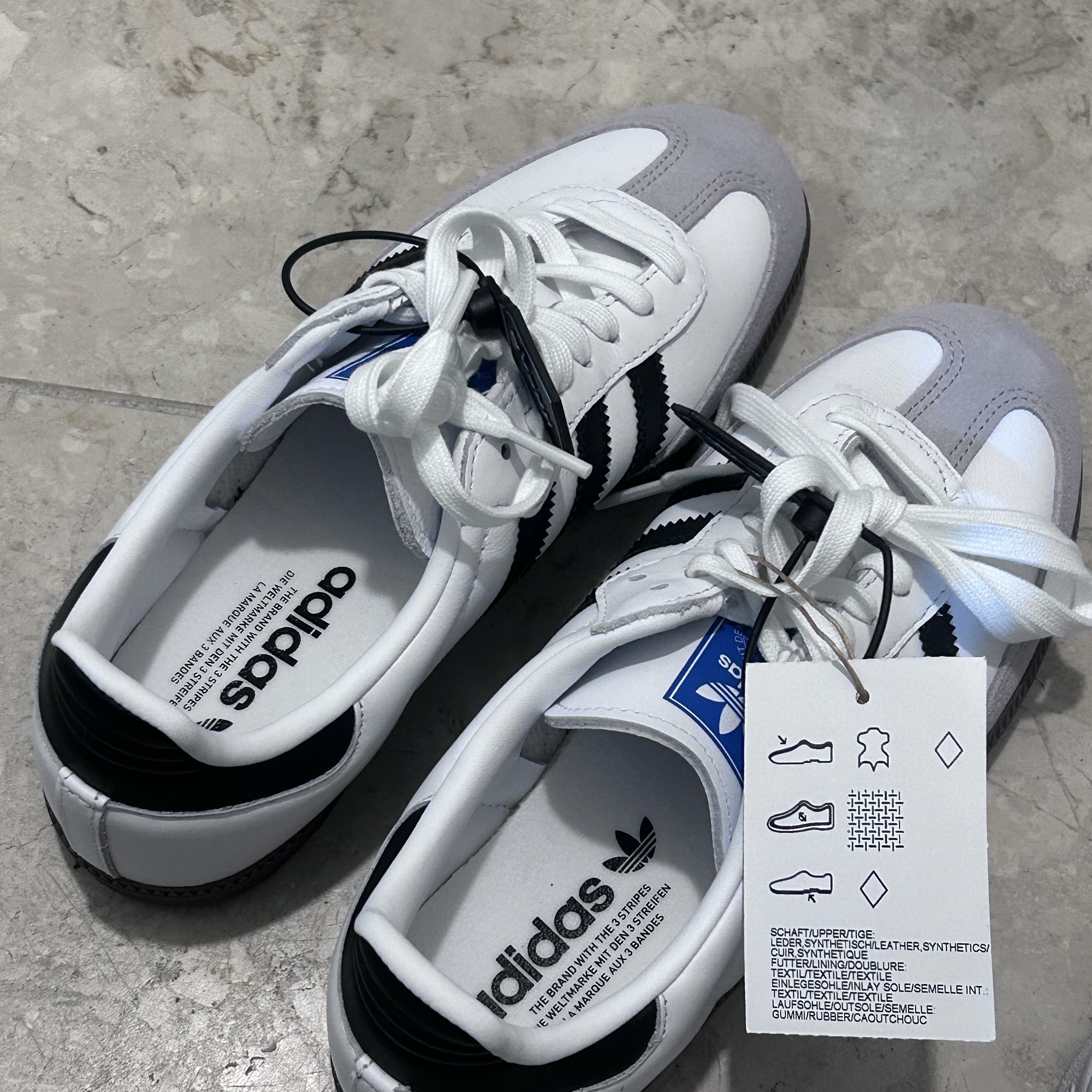 Adidas Samba OG Cloud White 착용 스타일 - 1