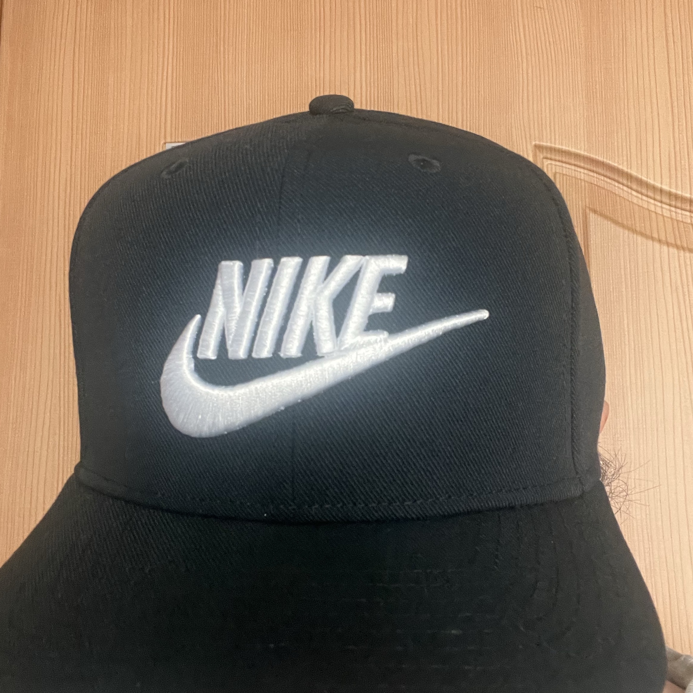 Nike NSW Dri-Fit Pro Futura Adjustable Cap Black 착용 스타일