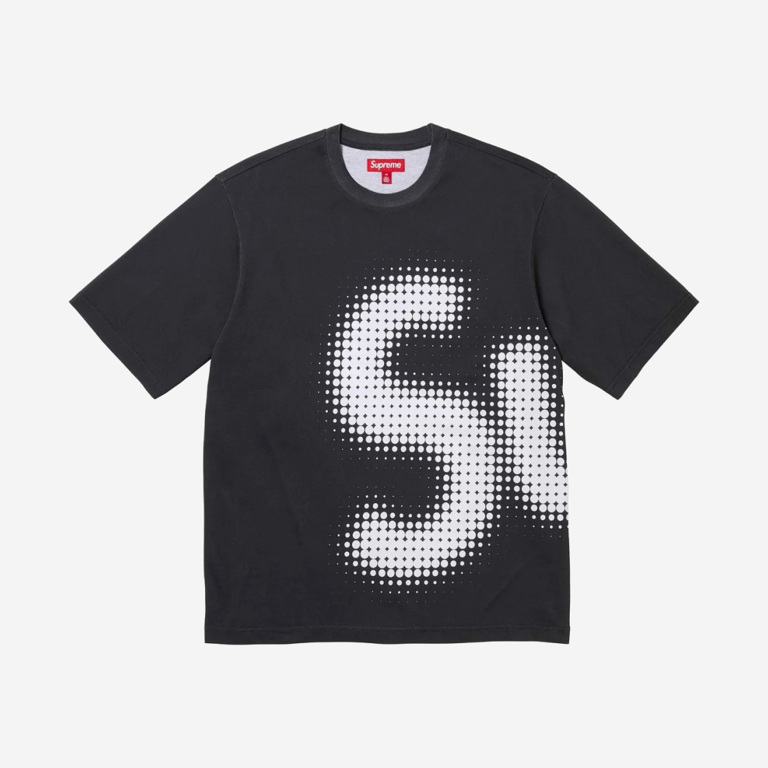 Supreme Halftone S/S Top Black - 24SS 상세 이미지 1