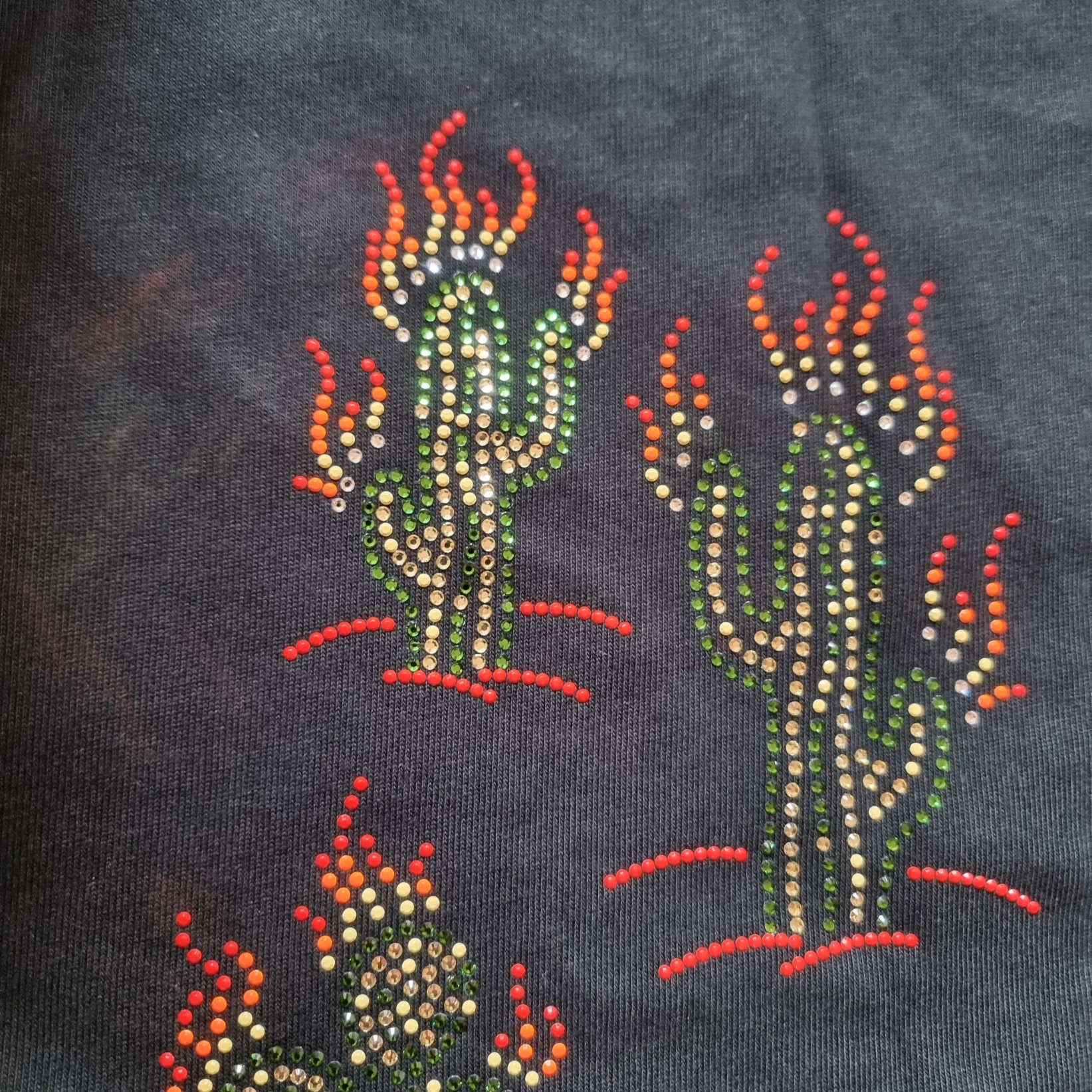 Jordan x Travis Scott T-Shirt Black - Asia 착용 스타일 - 1