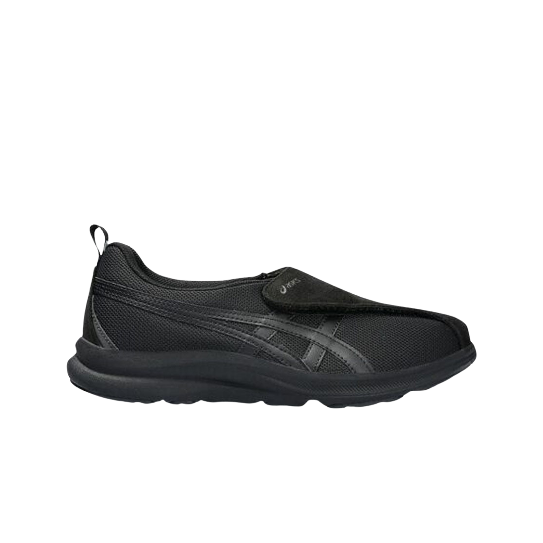 (W) 아식스 라이프워커 018 블랙 - 3E 와이드((W) Asics Life Walker 018 Black - 3E Wide)