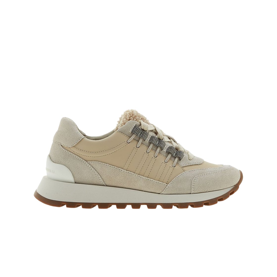 (W) 브루넬로 쿠치넬리 스니커즈 베이지((W) Brunello Cucinelli Sneakers Beige) - 1
