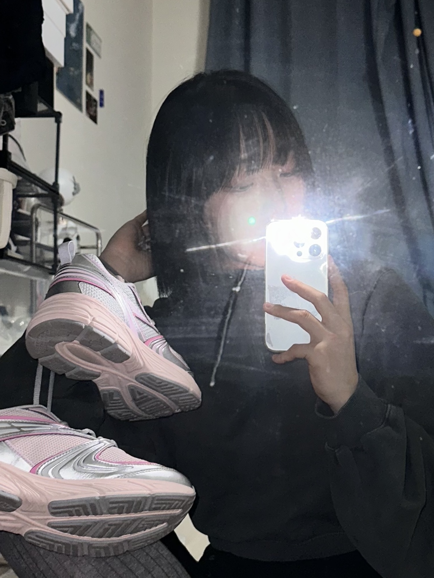 Fila Interun Pink Blossom 착용 스타일
