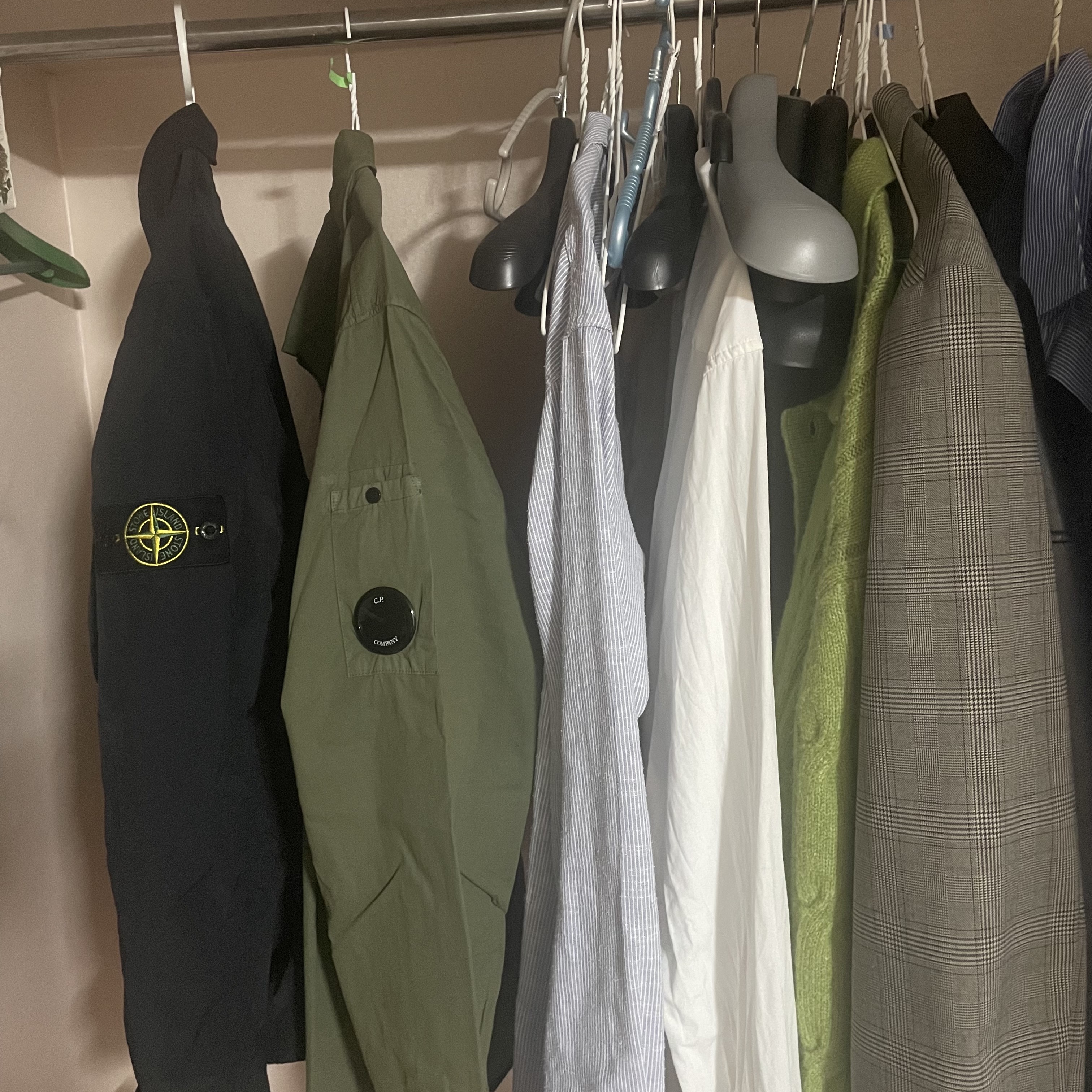 C.P. Company Gabardine Zipped Shirt Bronze Green - 23SS 착용 스타일