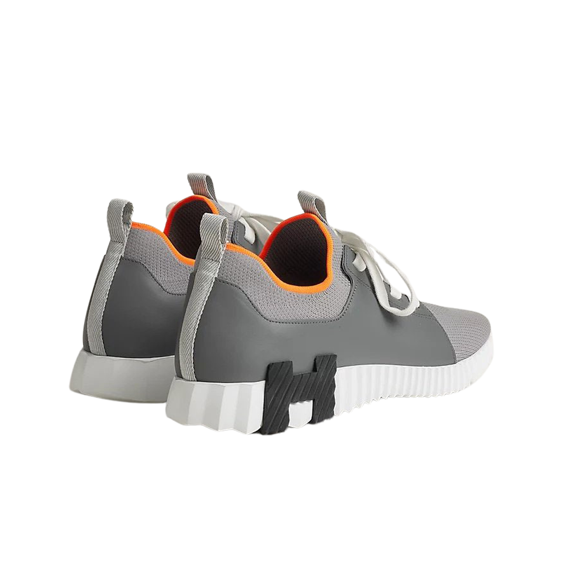 에르메스 디파트 스니커즈 니트 카프스킨 & 그리 오스뮴(Hermes Depart Sneakers Knit Calfskin & Gris Osmium) - 2