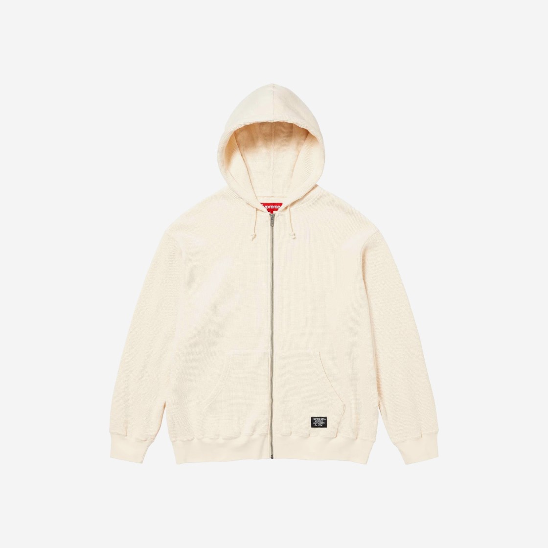 Supreme Hooded Zip Up Thermal Natural - 24SS 상세 이미지 1