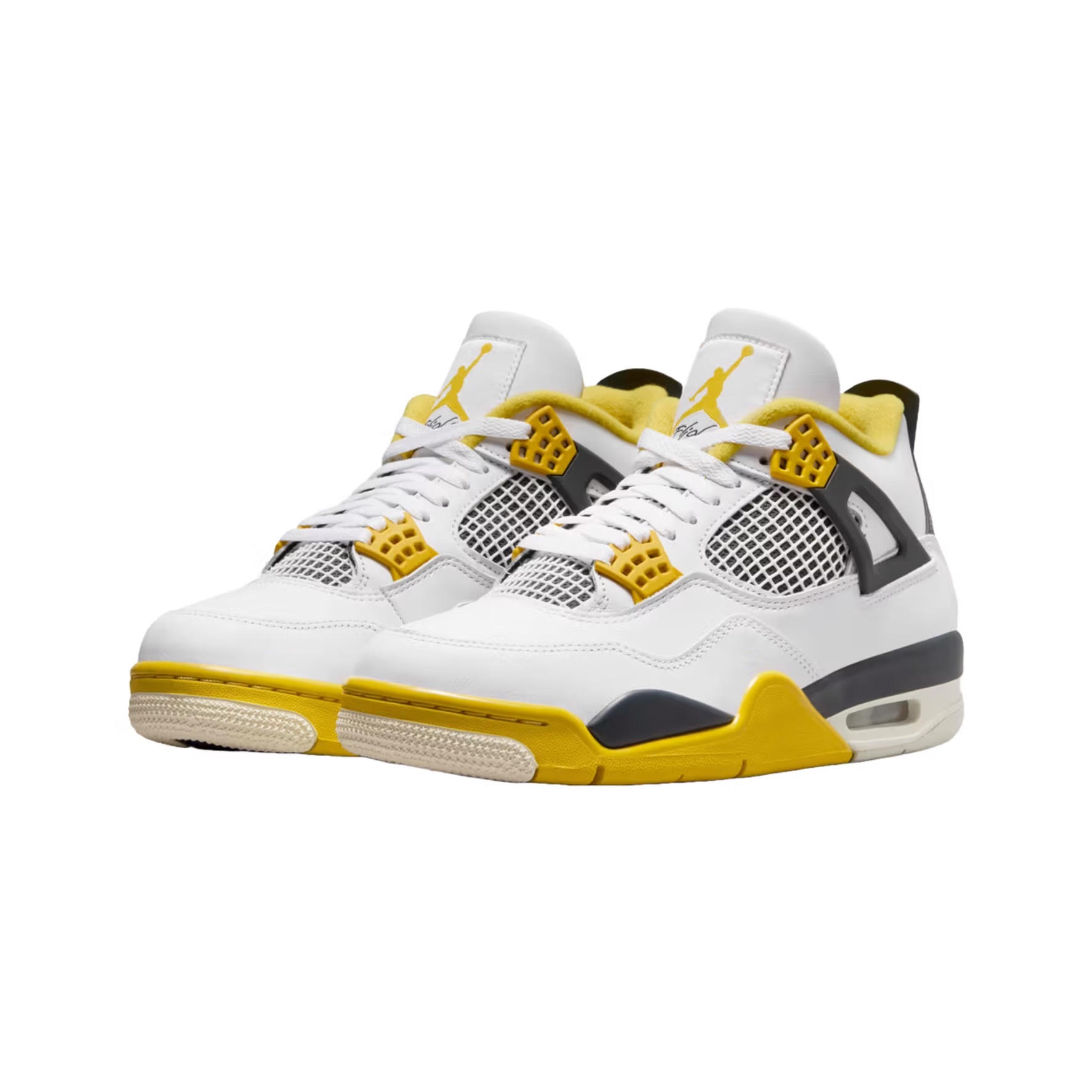 (W) Jordan 4 Retro Vivid Sulfur 착용 스타일 - 2