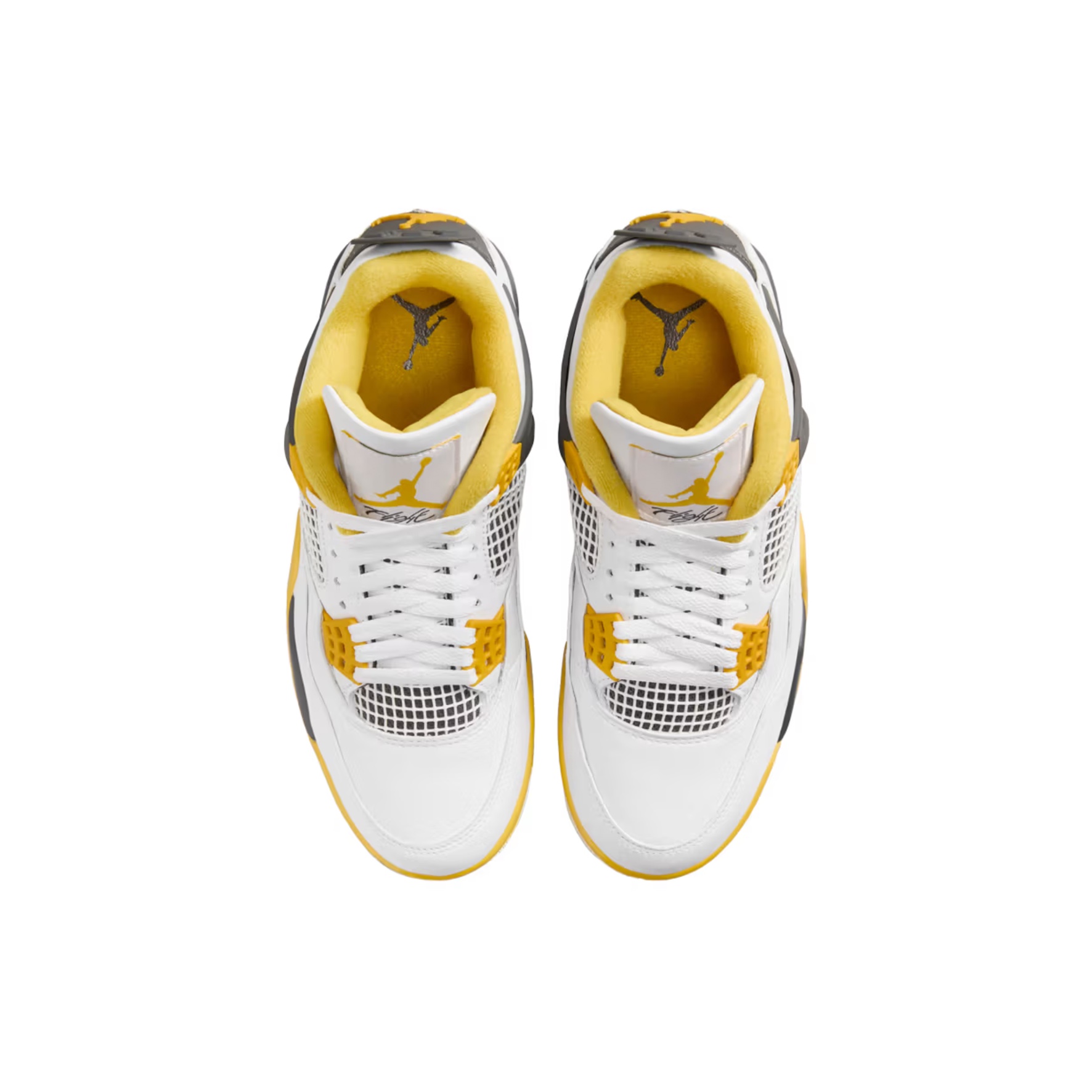 (W) Jordan 4 Retro Vivid Sulfur 착용 스타일 - 3
