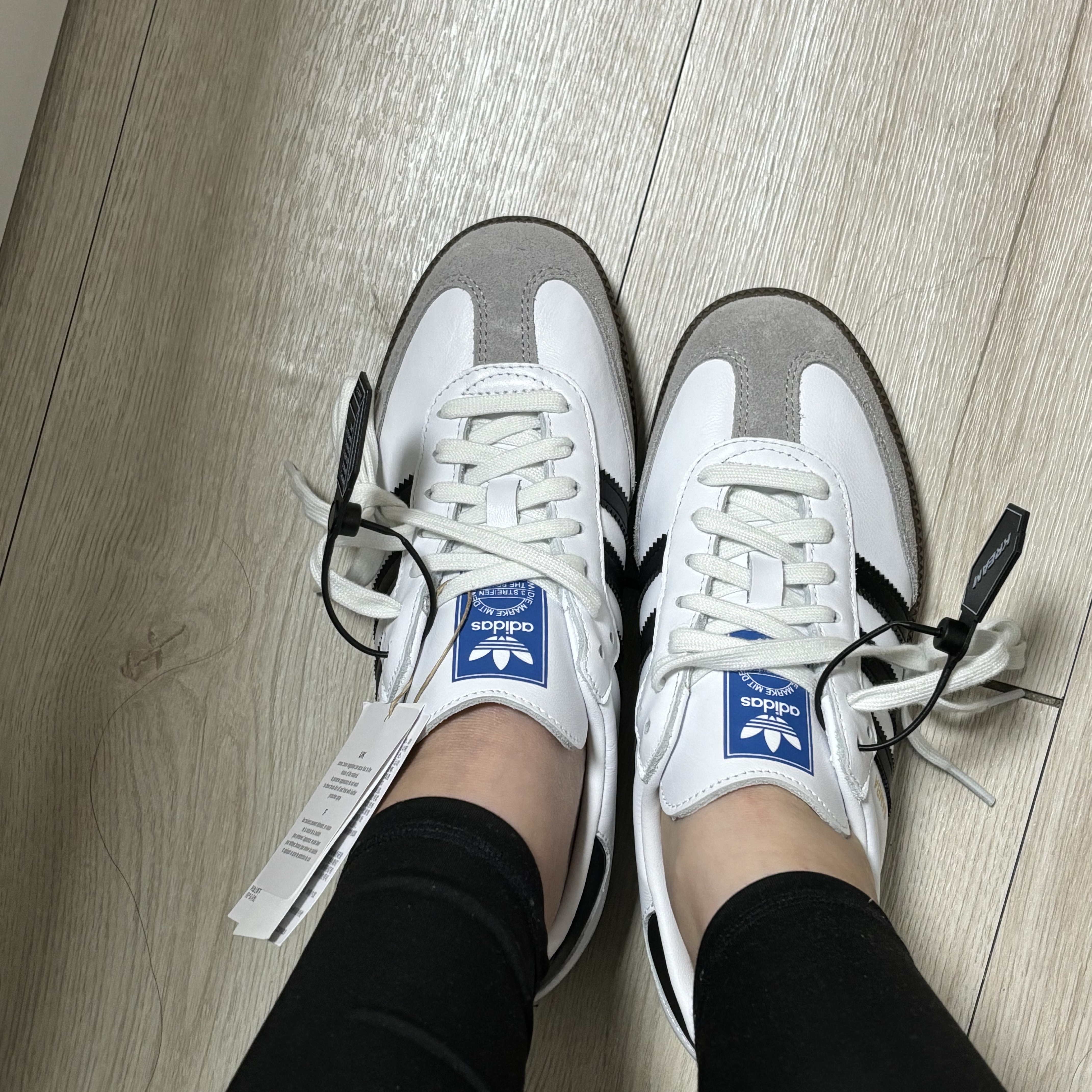 Adidas Samba OG Cloud White 착용 스타일