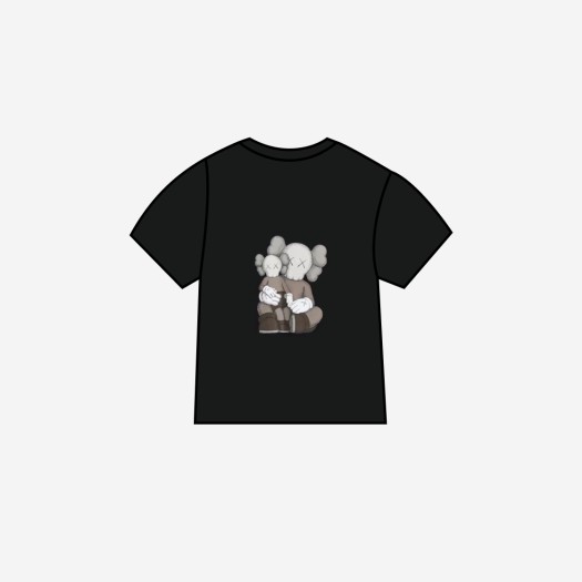 (키즈) 유니클로 UT x 카우스 숏슬리브 그래픽 티셔츠 블랙 - KR