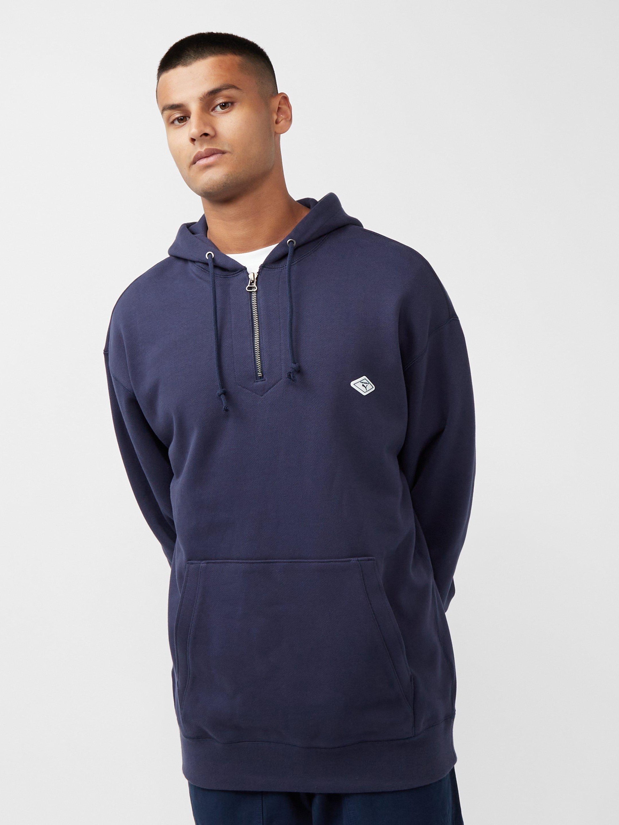Puma x Nanamica Hoodie Puma Navy 착용 스타일 - 3