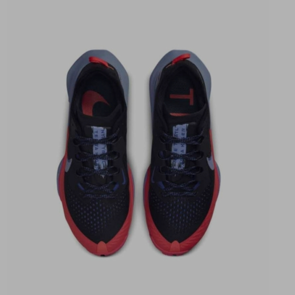 (W) Nike Air Zoom Terra Kiger 7 Black Light Thistle 착용 스타일 - 3