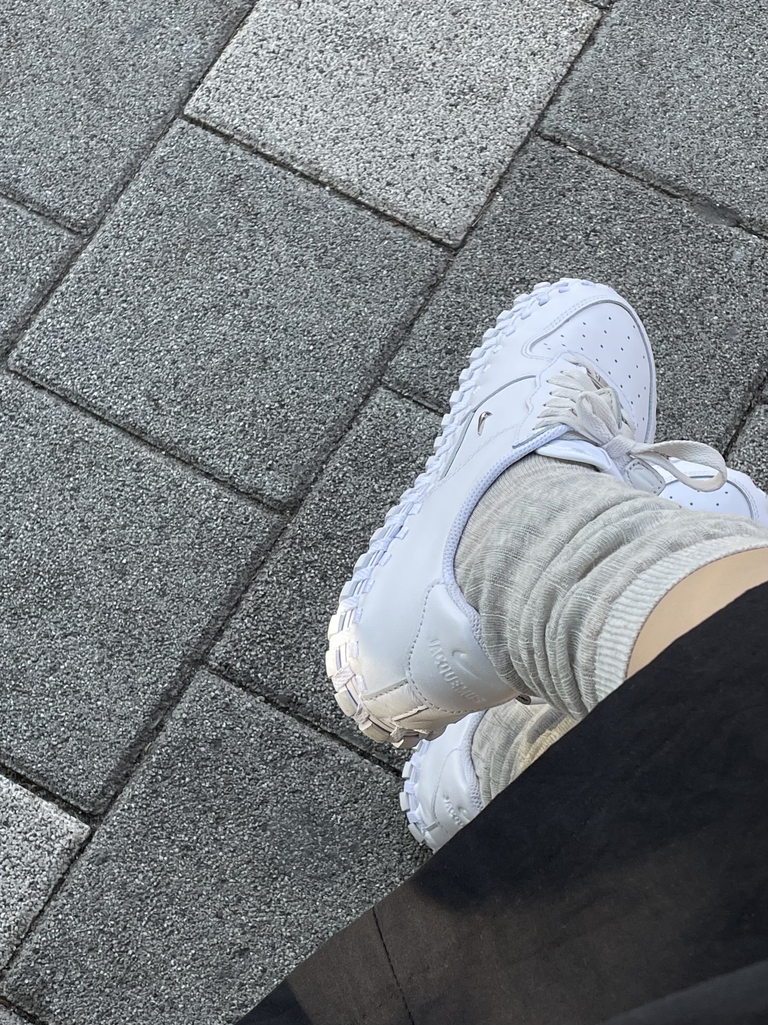 Nike x Jacquemus J Force 1 Low LX SP White 착용 스타일