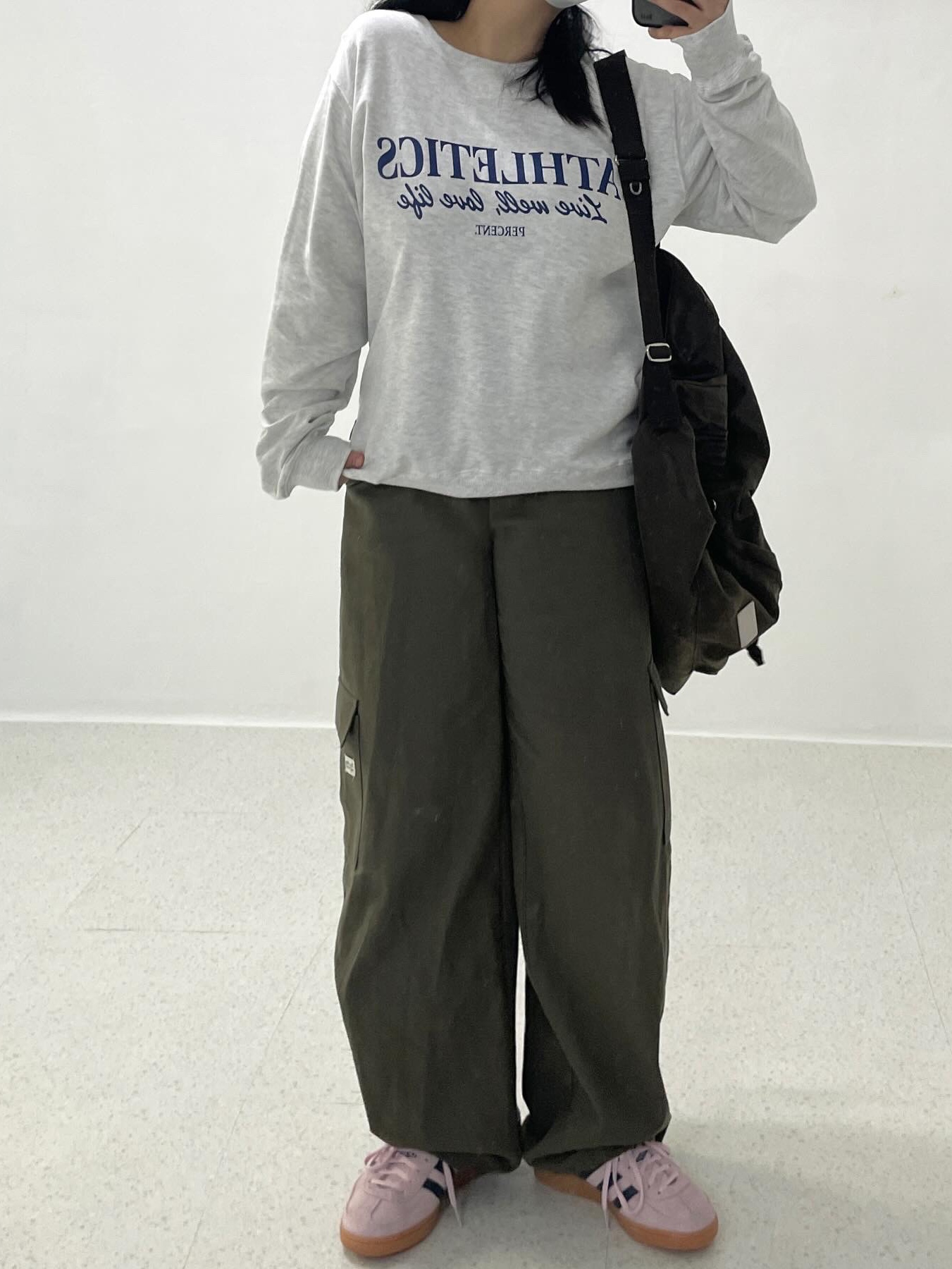 Stussy Welcome Mat Cocoa, (W) Adidas Spezial Handball Clear Pink 착용 스타일 - 4