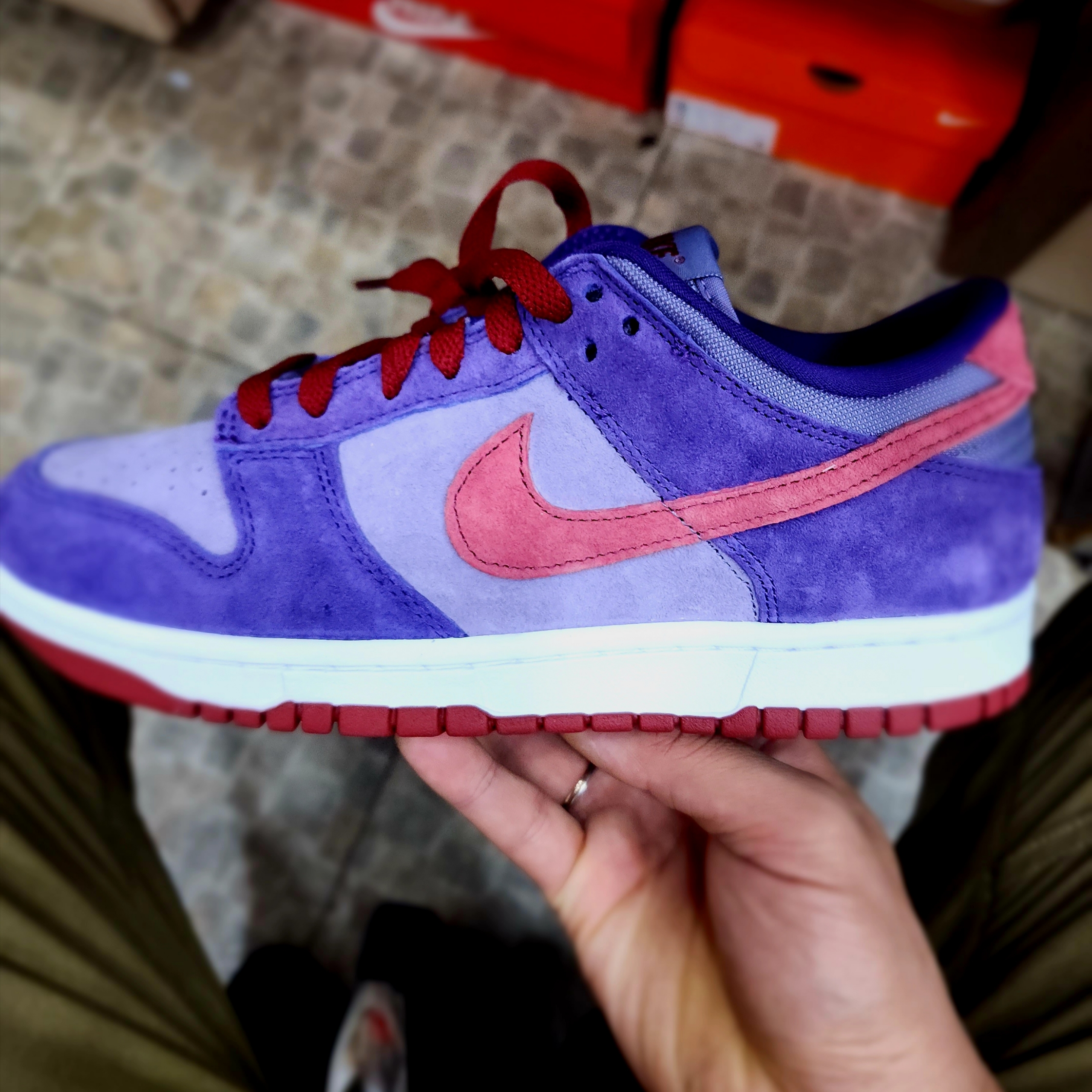 Nike Dunk Low SP Plum 2024 착용 스타일 - 2