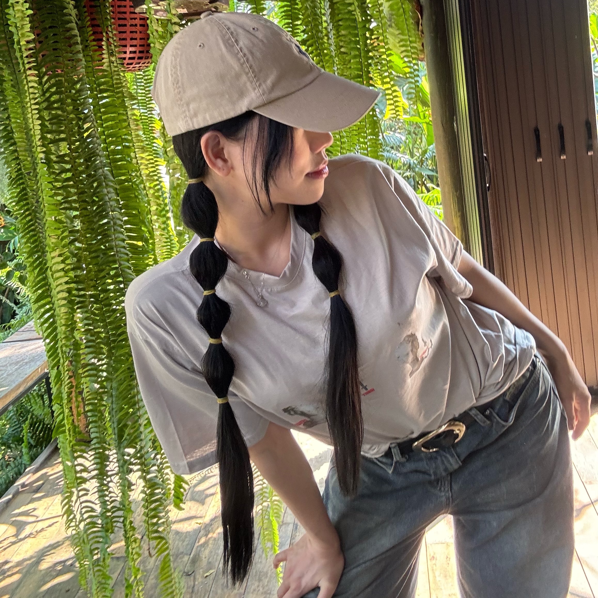 [30%적립] Polo Ralph Lauren Cotton Chino Ball Cap Cafe Tan 착용 스타일 - 2