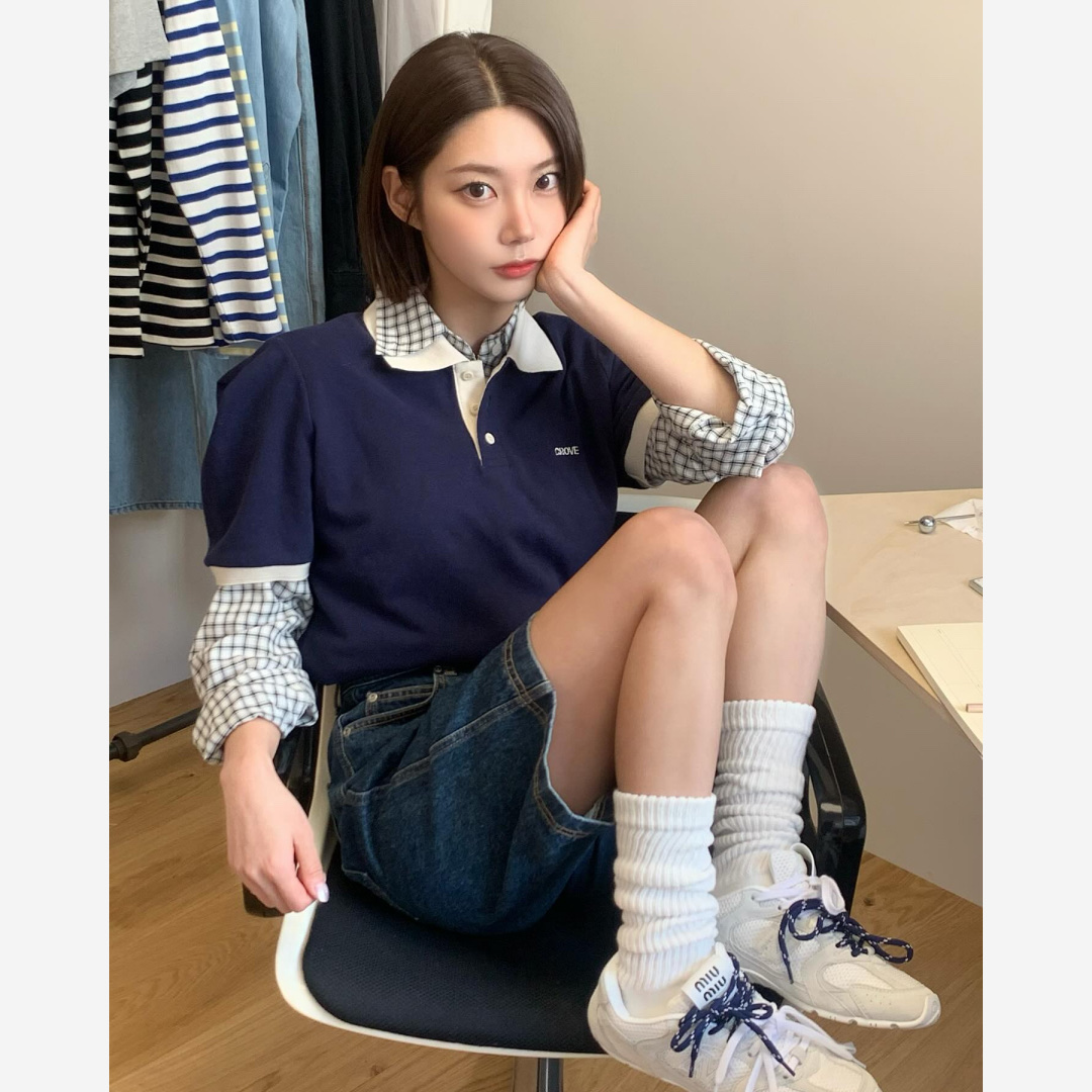 (W) New Balance x Miu Miu 530 Suede Mesh Sneakers White 착용 스타일 - 2