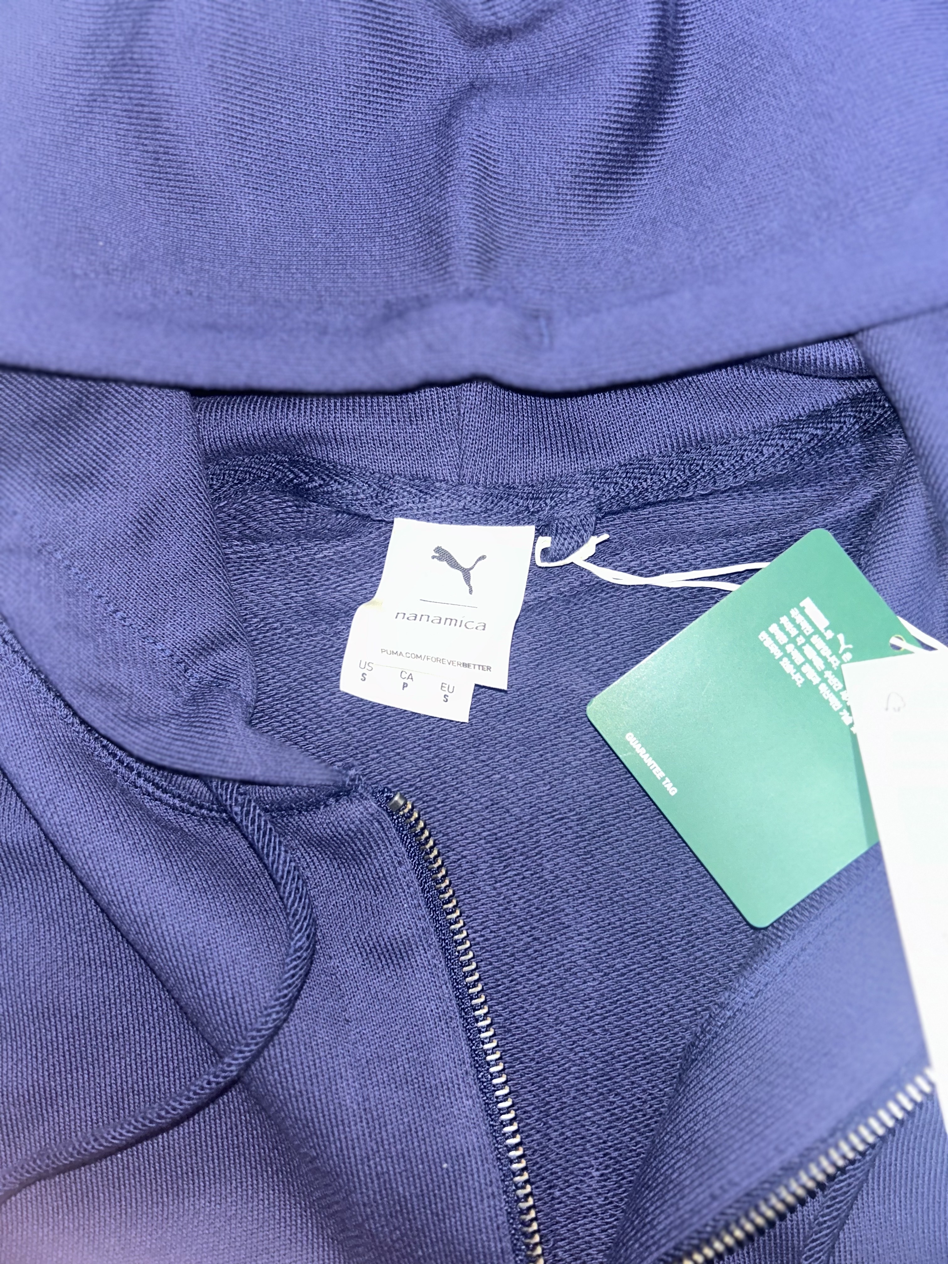 Puma x Nanamica Hoodie Puma Navy 착용 스타일 - 2
