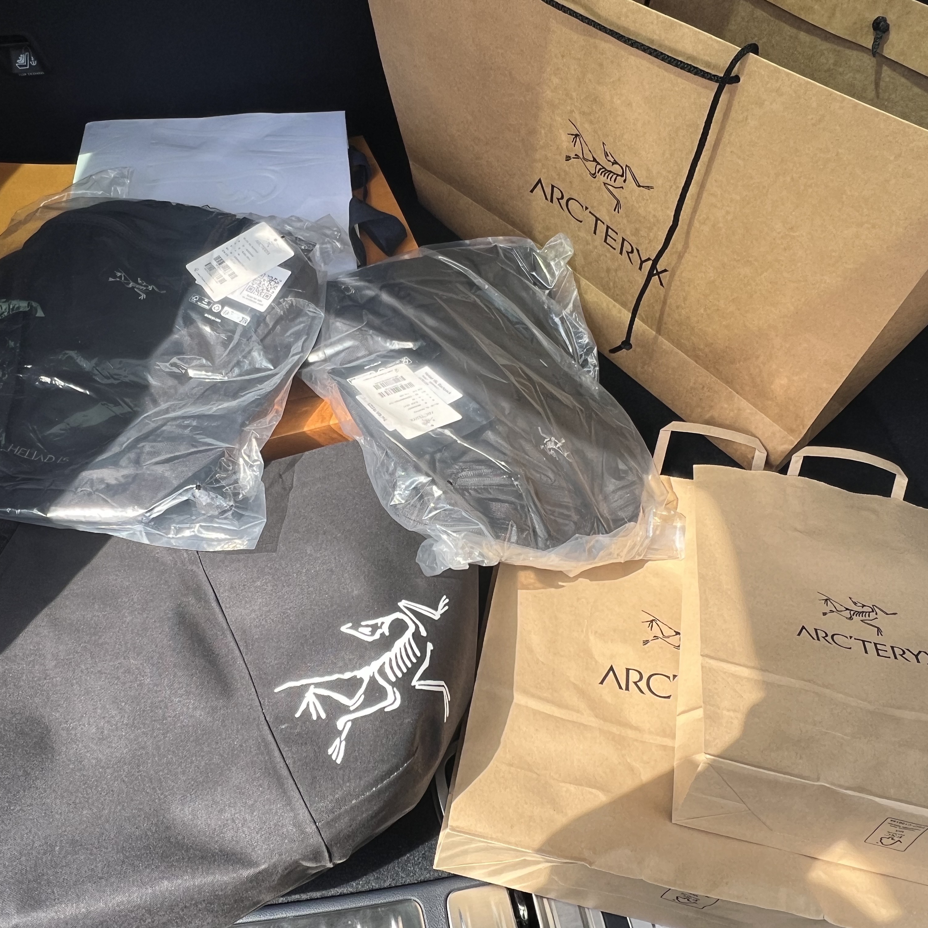 Arc'teryx Heliad 15 Backpack Black 착용 스타일