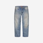 Supreme Distressed Loose Fit Selvedge Jean Washed Indigo - 24SS