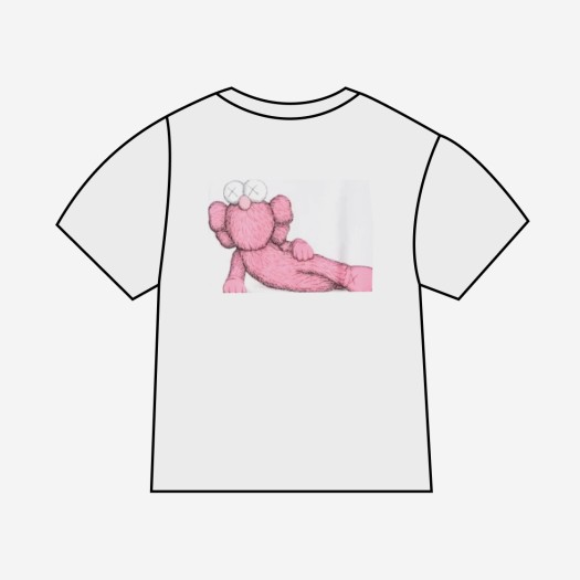 유니클로 UT x 카우스 숏슬리브 그래픽 티셔츠 화이트 - JP
