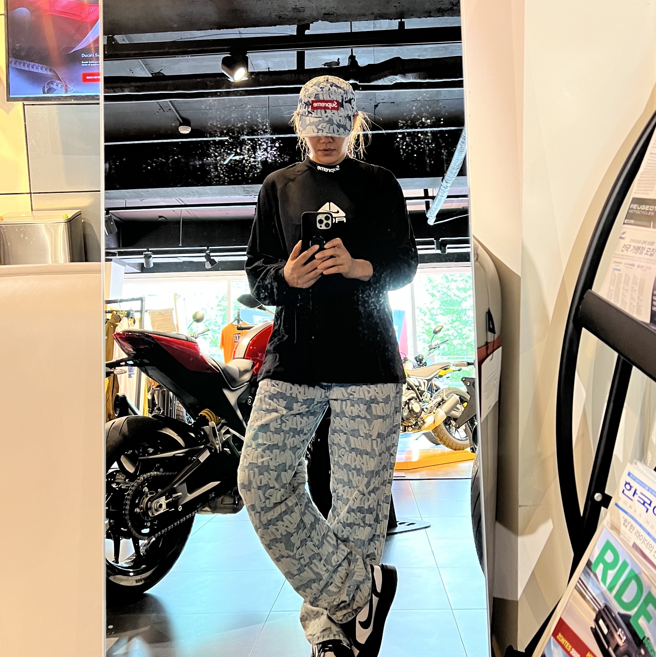 Supreme x Nike ACG Jersey Black - 22FW, Nike x Peaceminusone Kwondo1 Black and White 착용 스타일