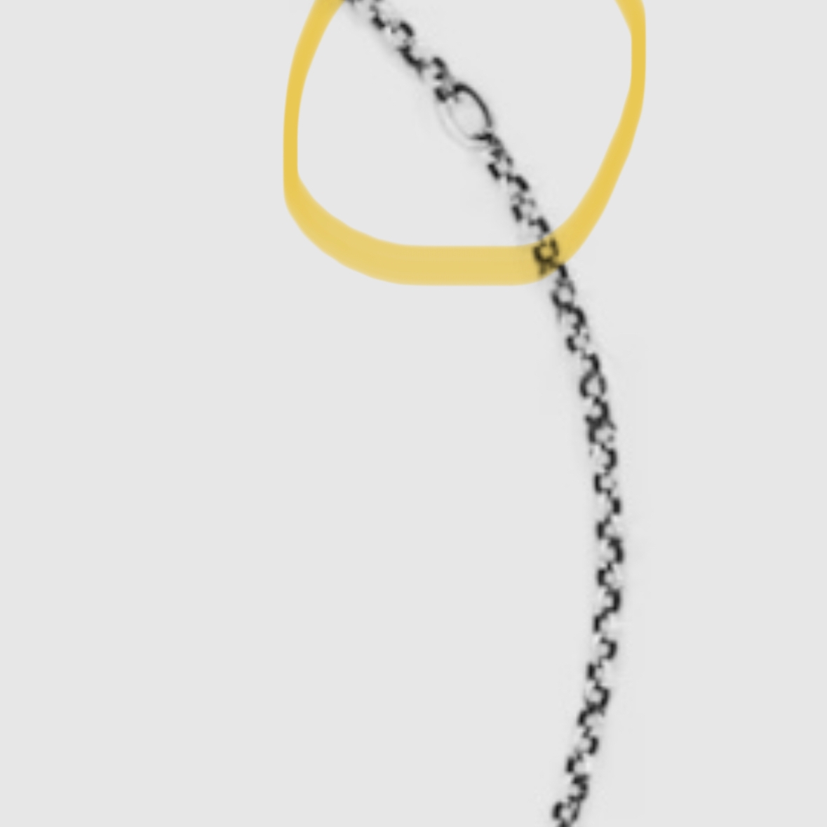 Gucci Double G Key Necklace Silver 착용 스타일 - 1