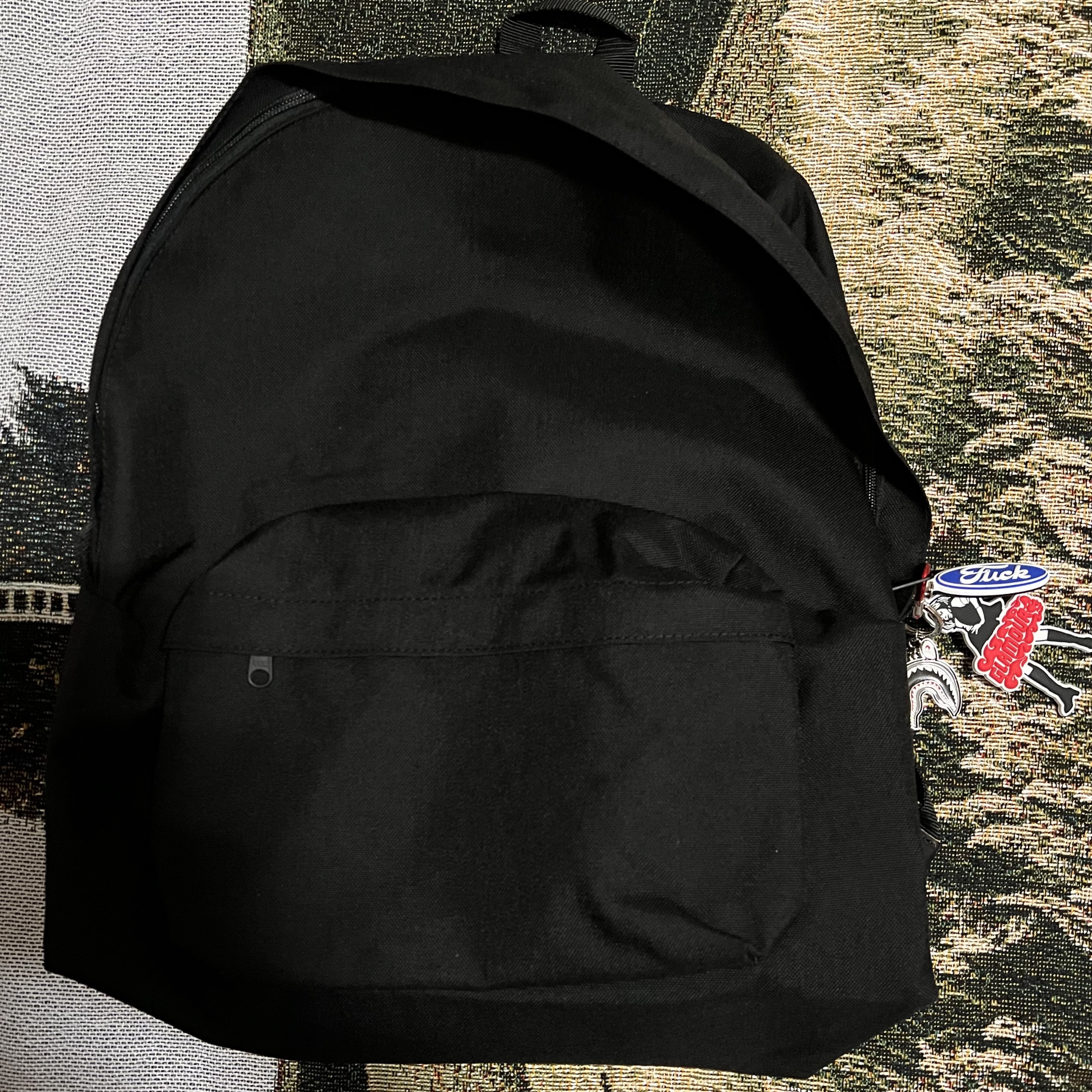 Comme des Garcons Homme Plus Nylon Backpack Large Black, Hysteric Glamour Vixen Girl Key Holder Multi 착용 스타일 - 2