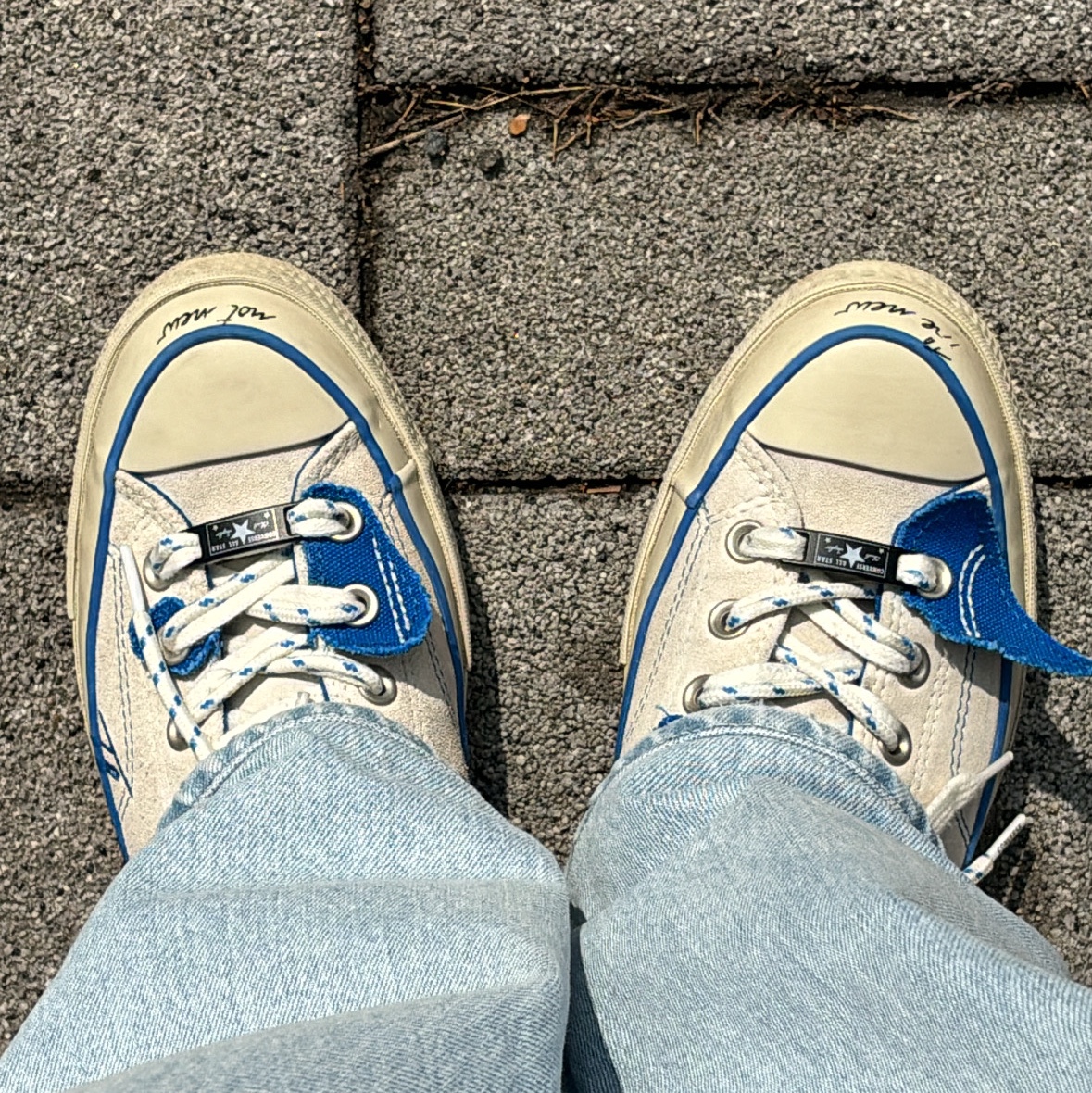 Converse x Ader Error Chuck 70 High White 착용 스타일