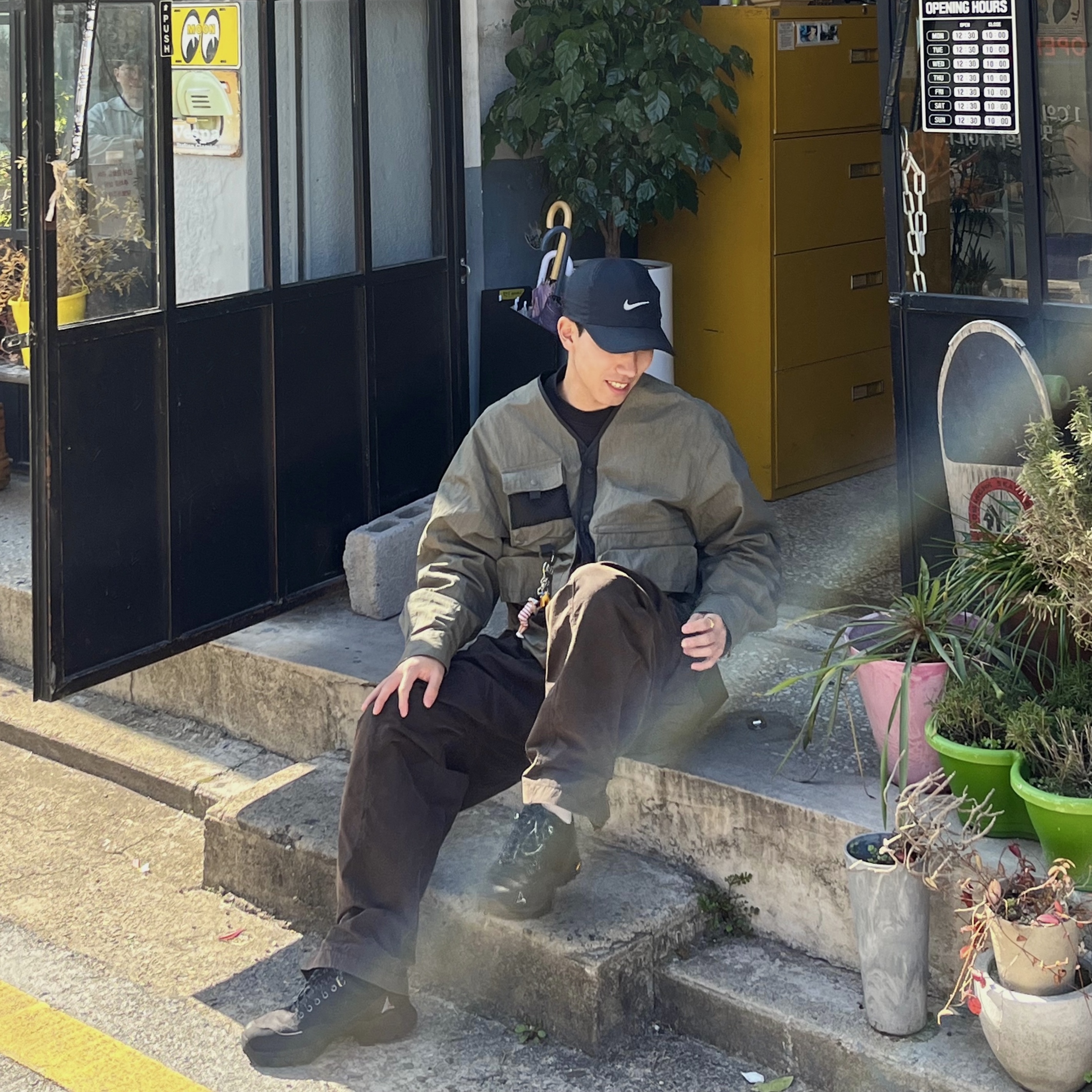 Roa Hiking Neal Black 착용 스타일 - 2