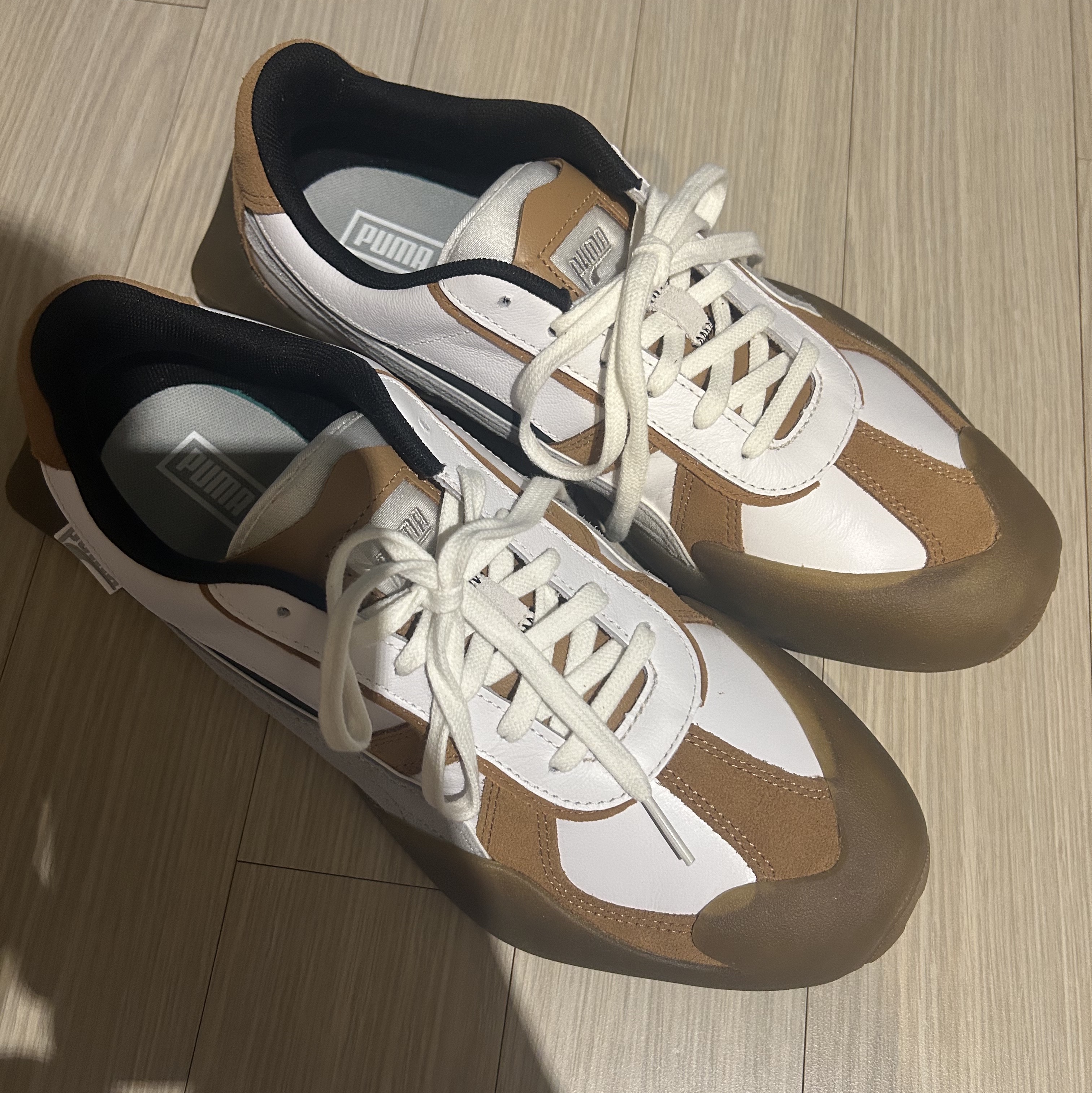 Puma Vaderon White Gum 착용 스타일