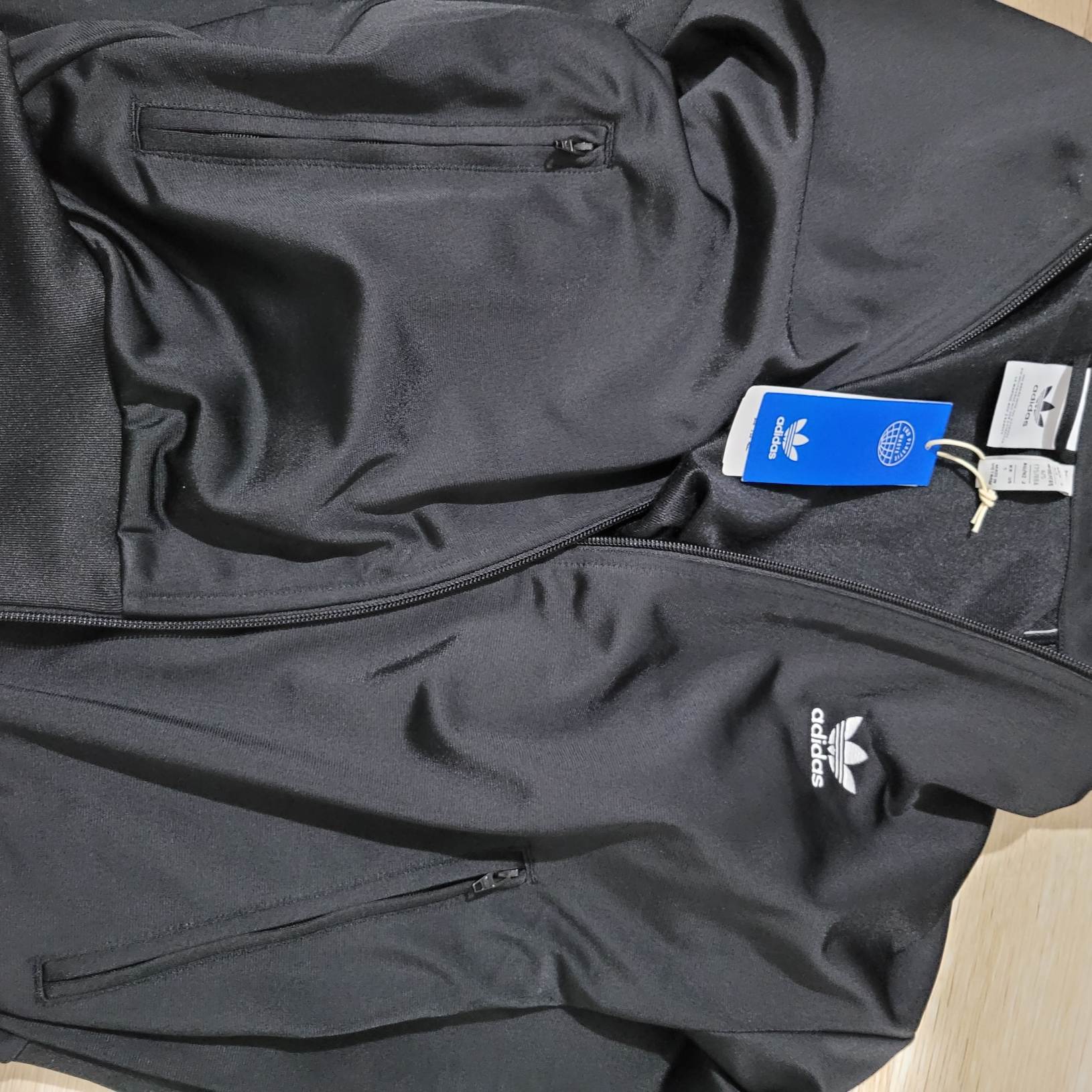 Adidas Adicolor Classics Firebird Track Top Black - KR Sizing 착용 스타일