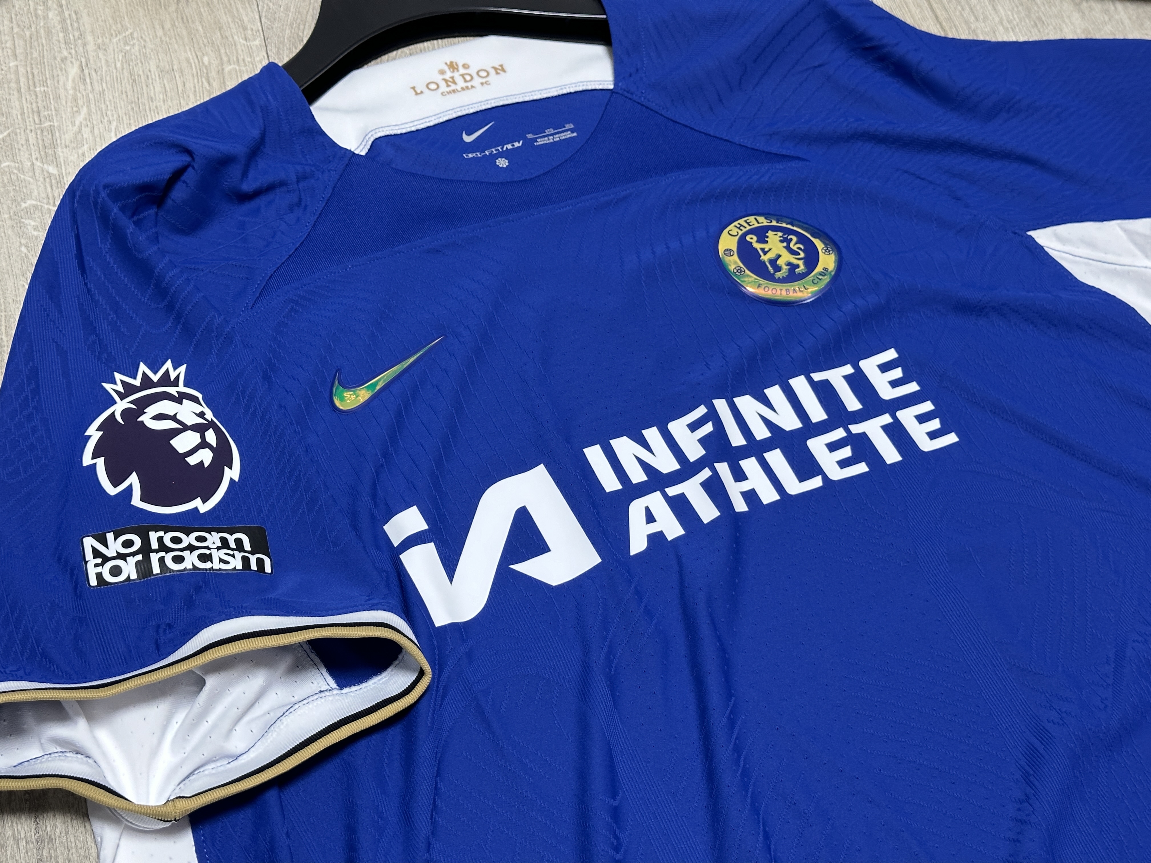Nike Chelsea FC 2023/24 Dri-Fit ADV Match Home Jersey Rush Blue (Non Marking & Non Sponser Ver.) 착용 스타일 - 1
