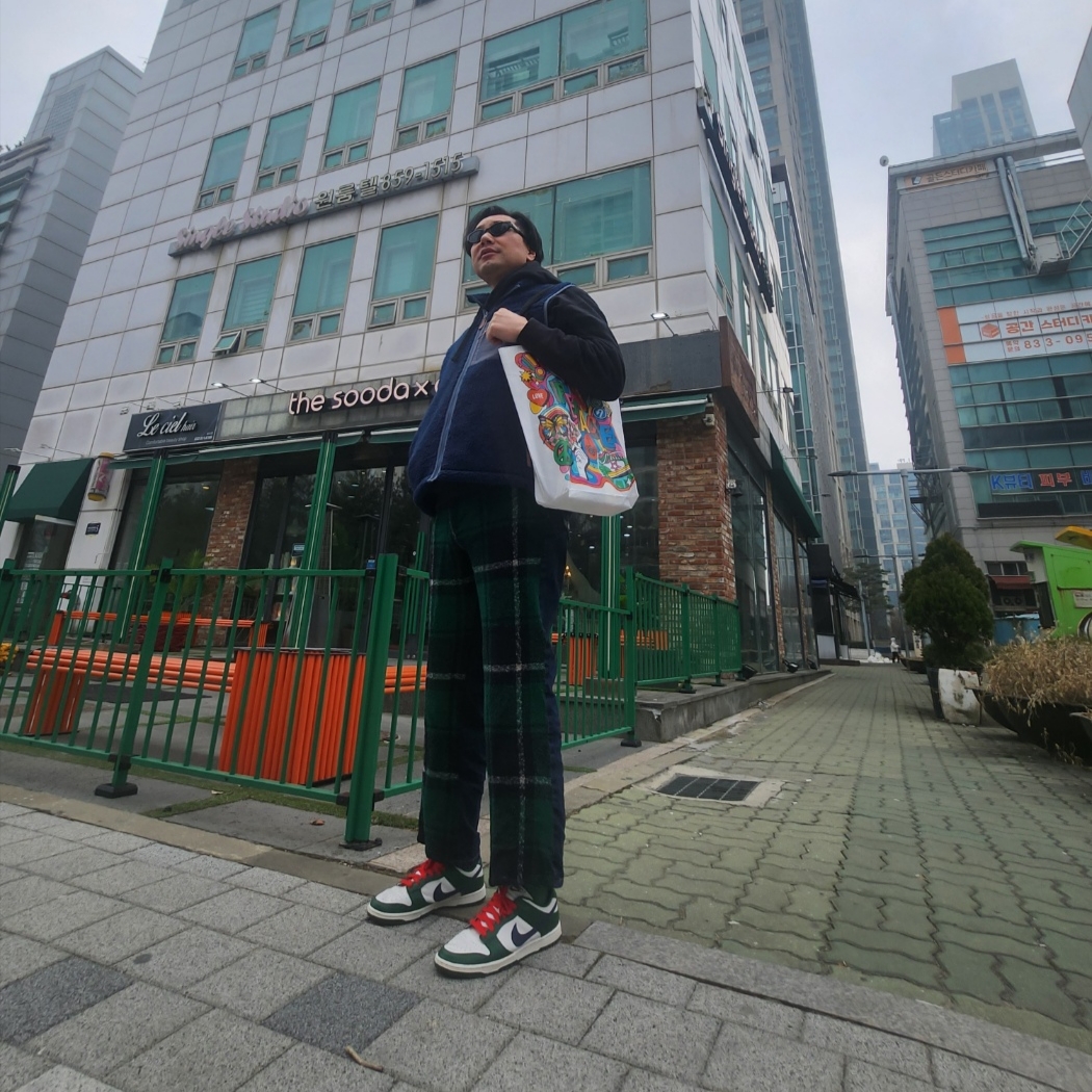 (W) Nike Dunk Low Gorge Green 착용 스타일