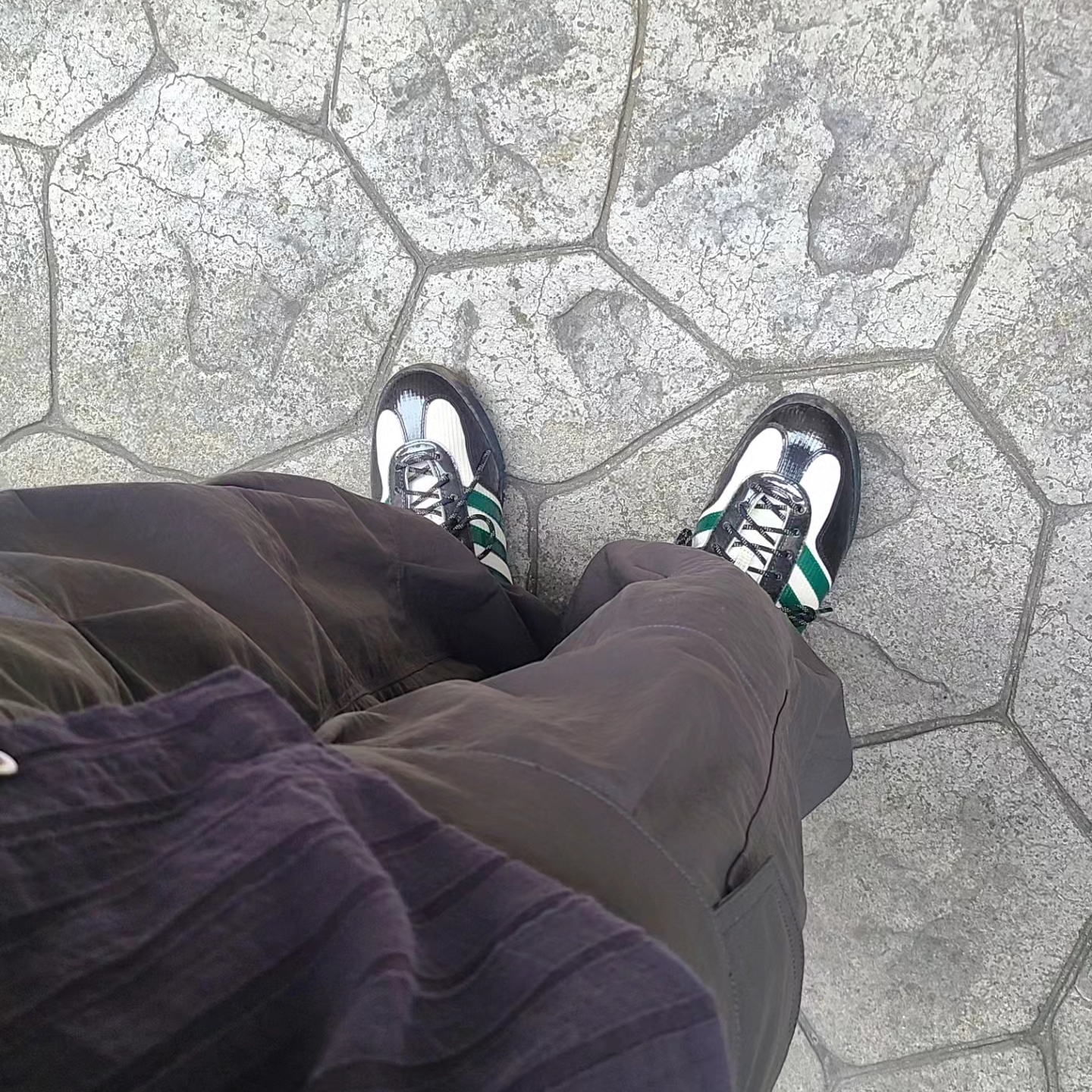 Adidas x Blondey McCoy A.B. Gazelle Indoor White Green 착용 스타일