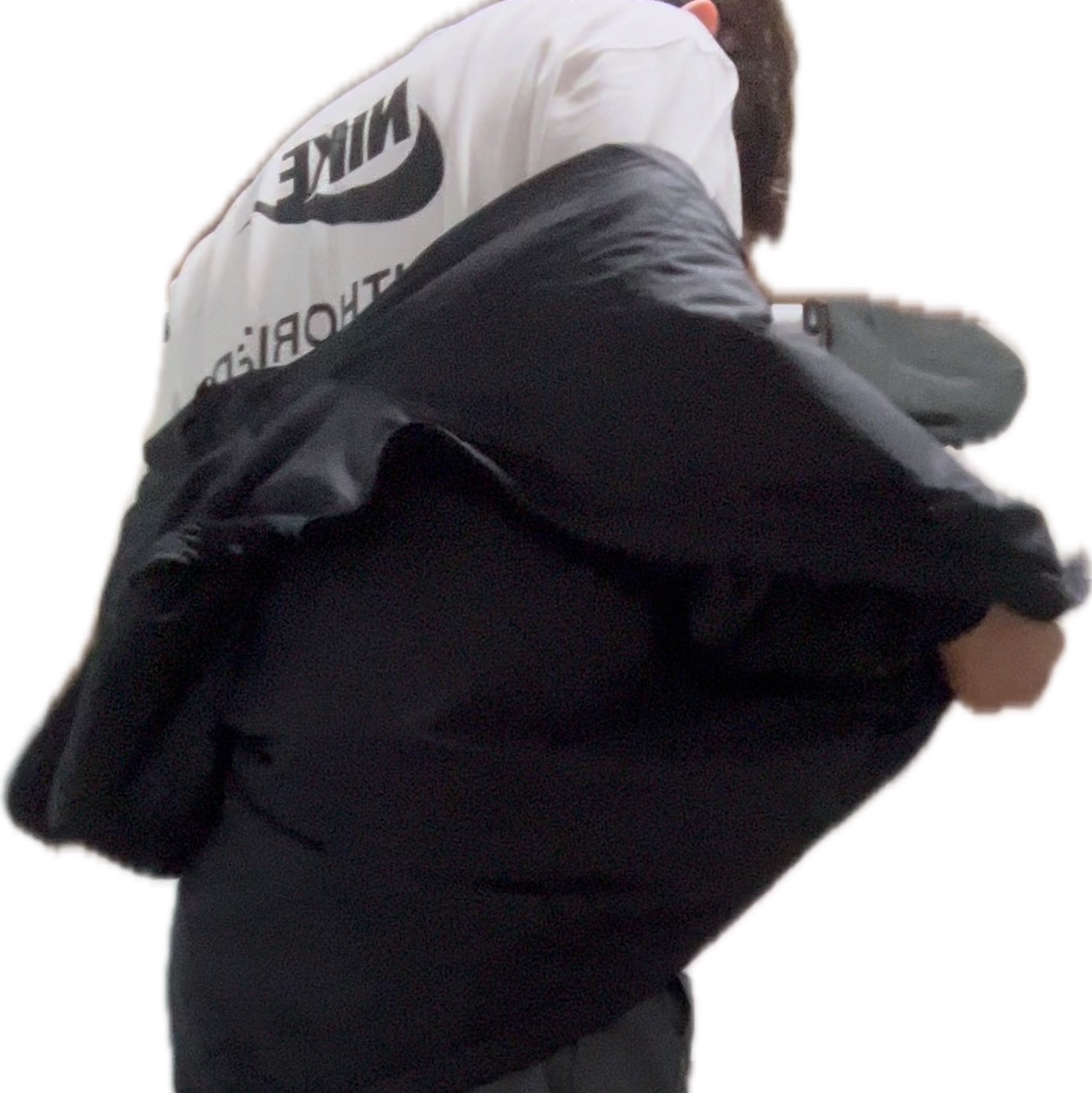 Nike NSW Authorized Personnel T-Shirt White - Asia 착용 스타일