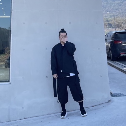 Nike x Peaceminusone 2+1 Jacket Black (DR0100-010), (W) Nike Aqua Rift Black White 착용 스타일