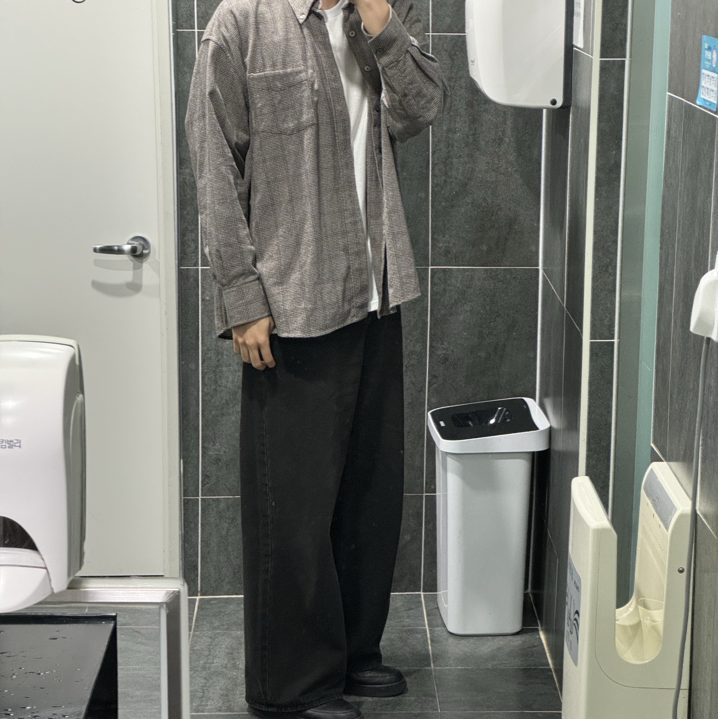 Our Legacy Borrowed BD Shirts Analog Dissonance Check, Nike x Supreme Air Force 1 Low Black 착용 스타일
