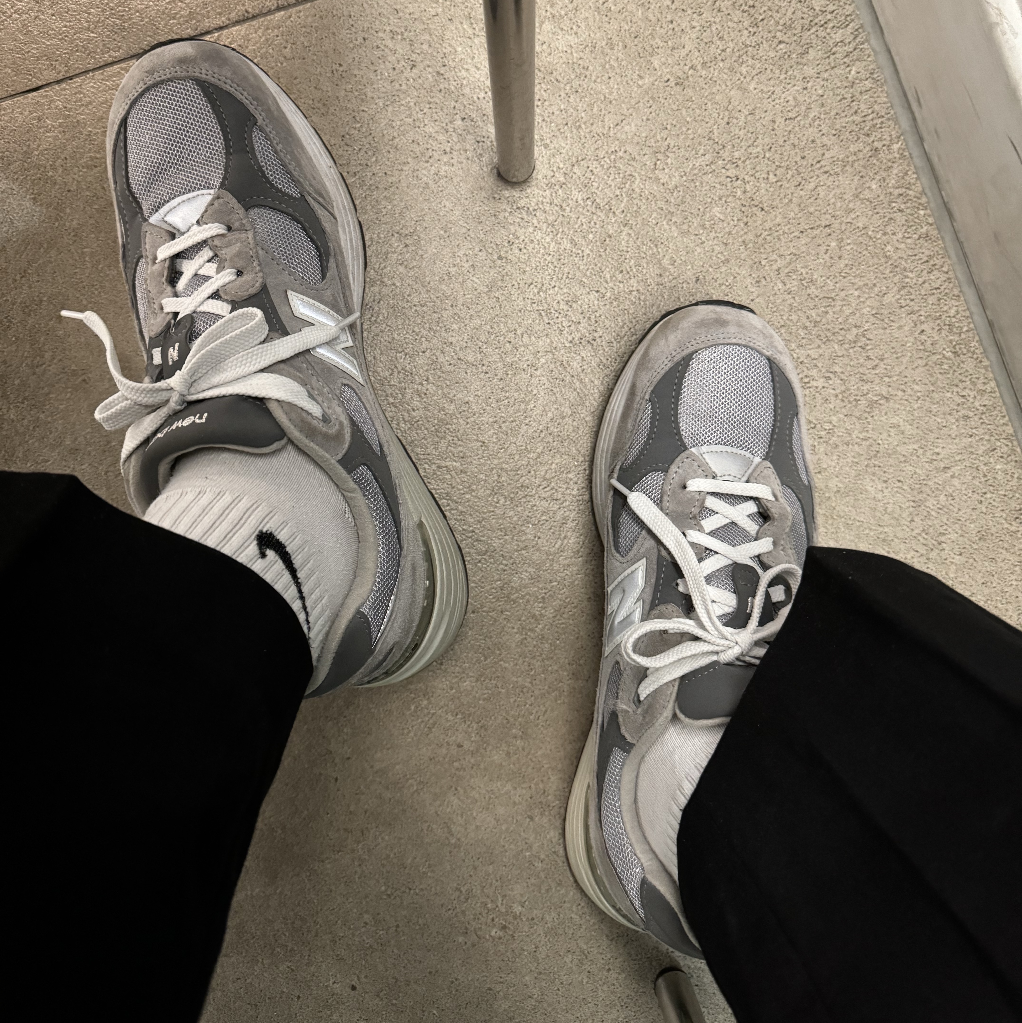 New Balance 992 Made in USA Grey - D Standard 착용 스타일