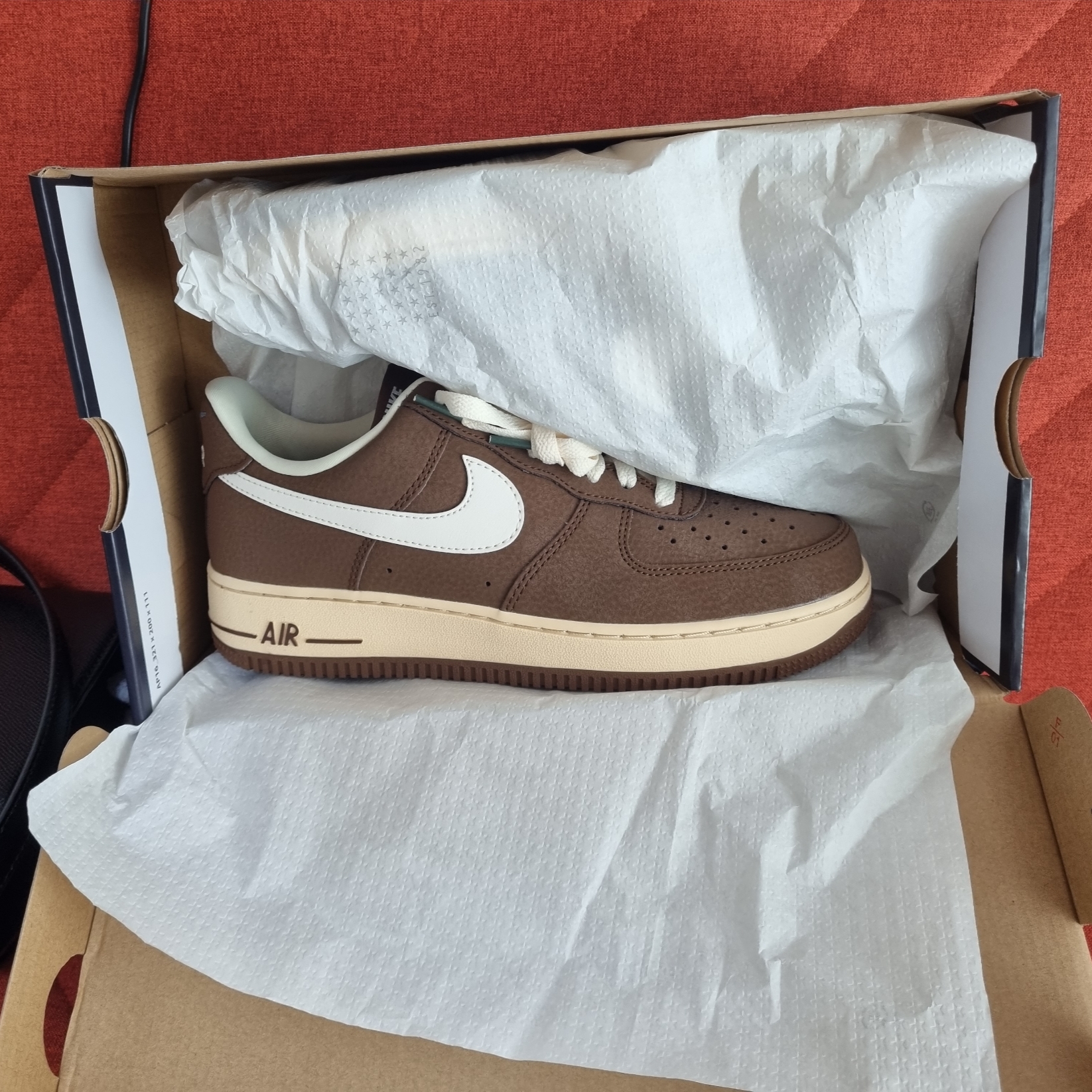 Nike Air Force 1 '07 Cacao Wow Coconut Milk 착용 스타일