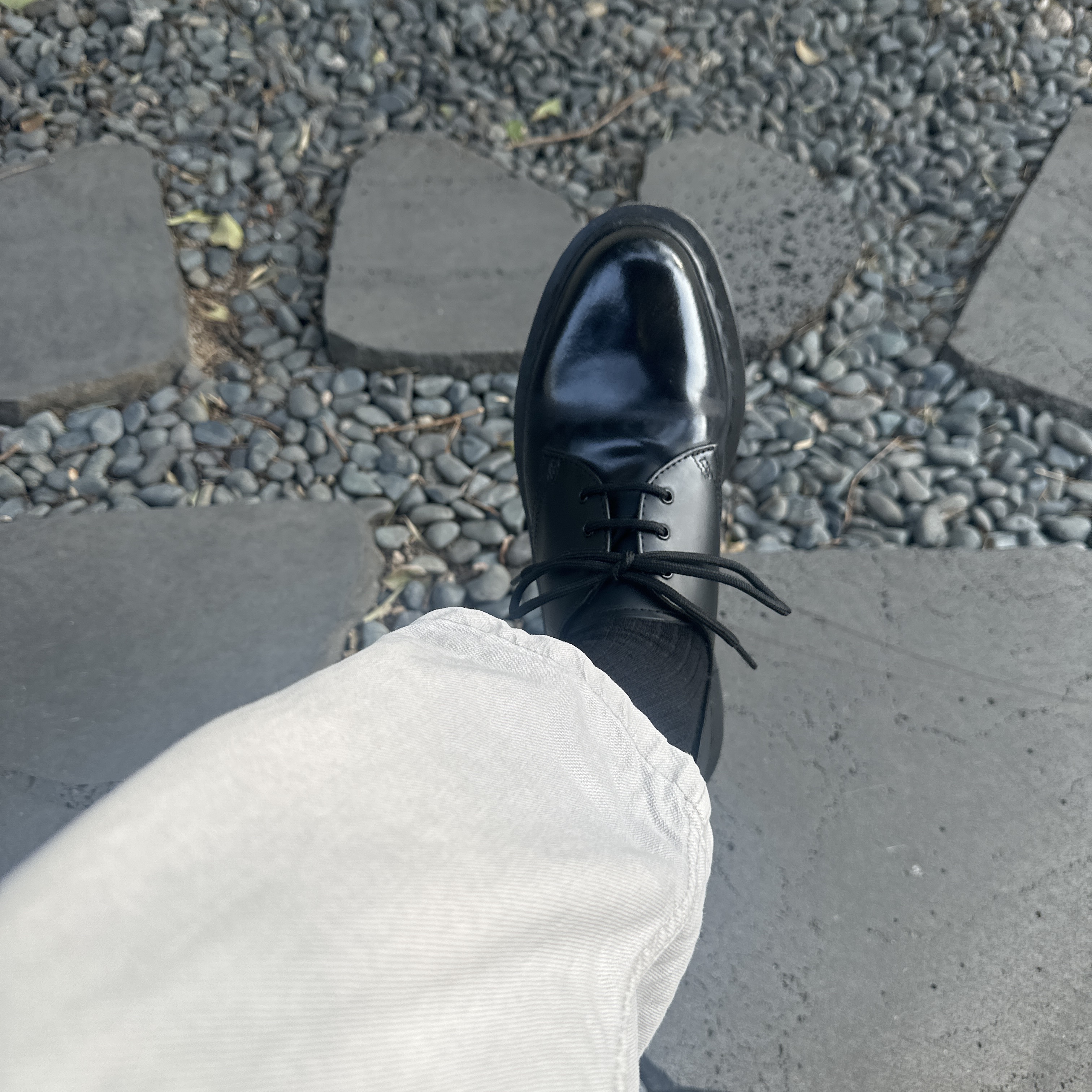 Dr. Martens 1461 Mono Black 착용 스타일