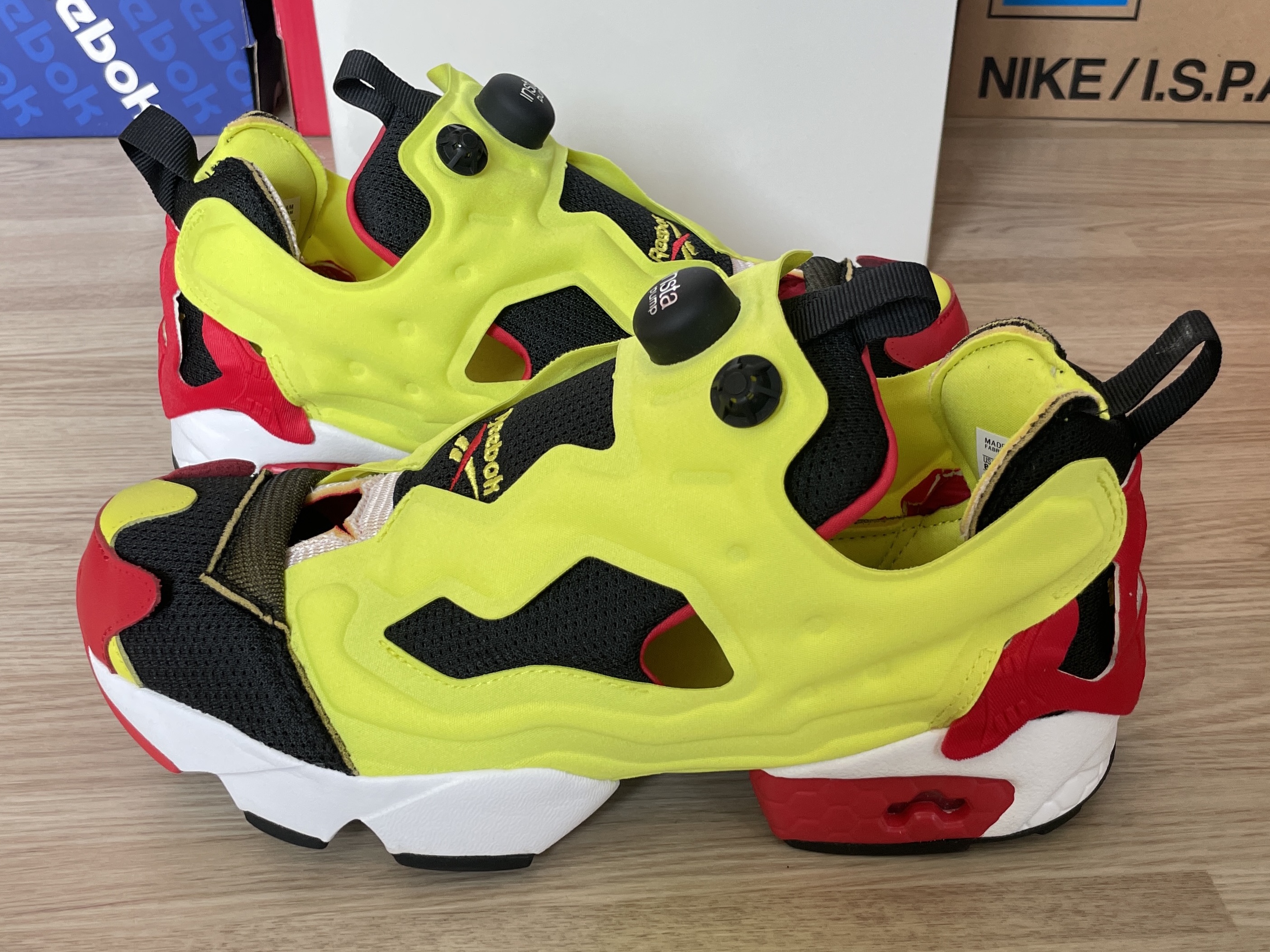 Reebok x Maison Margiela Project 0 IF Memory of Citron Yellow 착용 스타일 - 2
