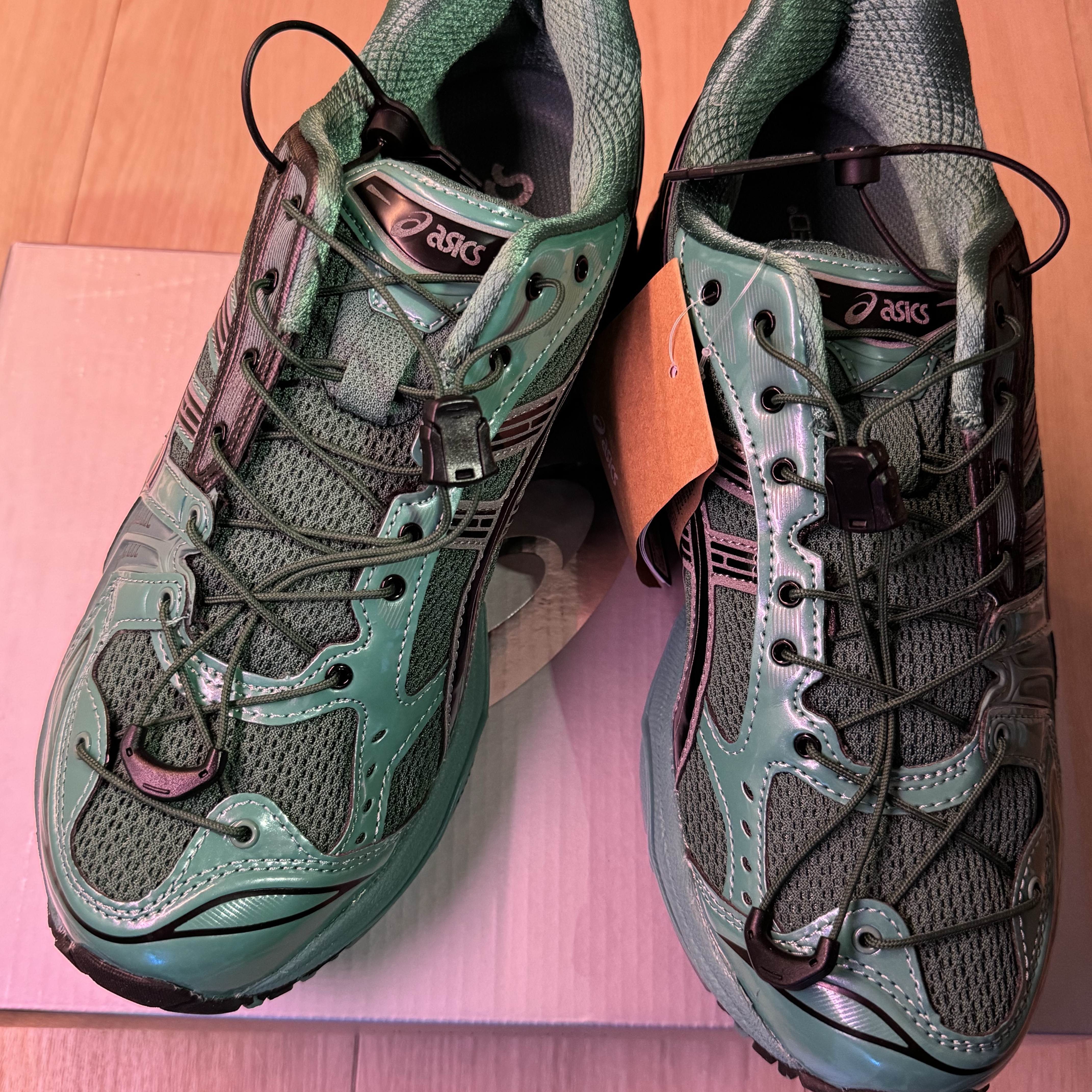 Asics x Unaffected Gel-Kayano 14 Uranus Green 착용 스타일 - 1