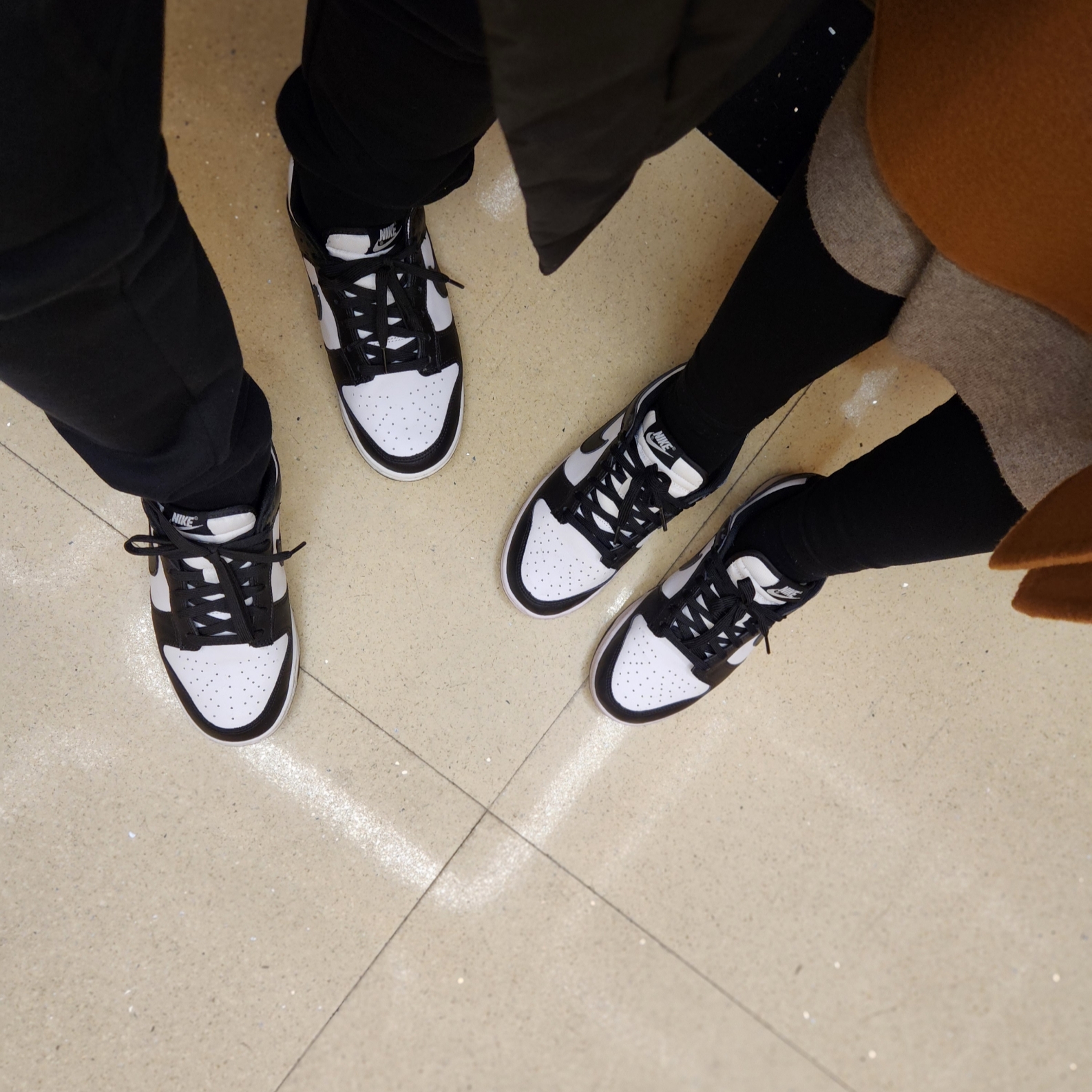 Nike Dunk Low Retro Black, (W) Nike Dunk Low Black 착용 스타일