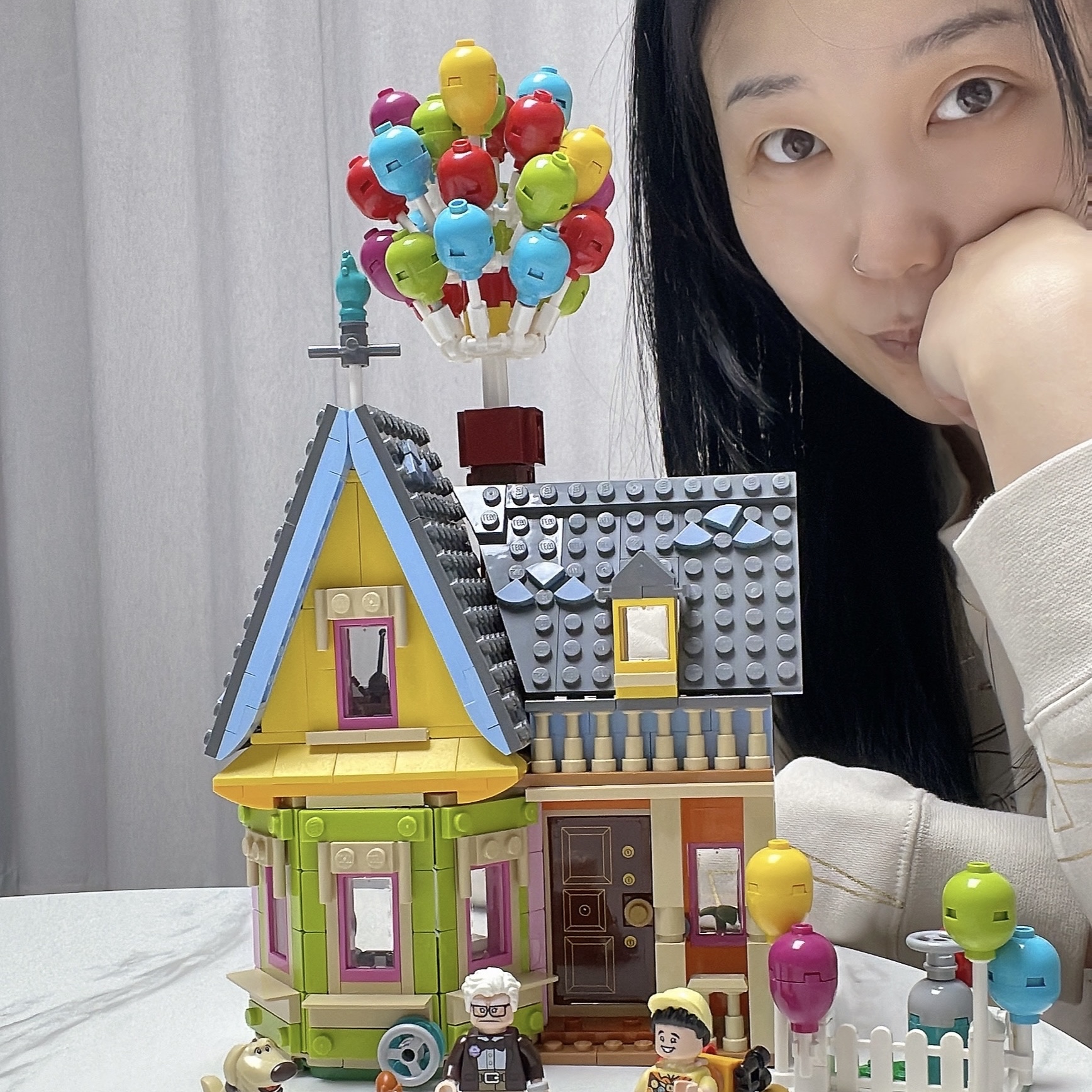 Lego Disney Up House 착용 스타일