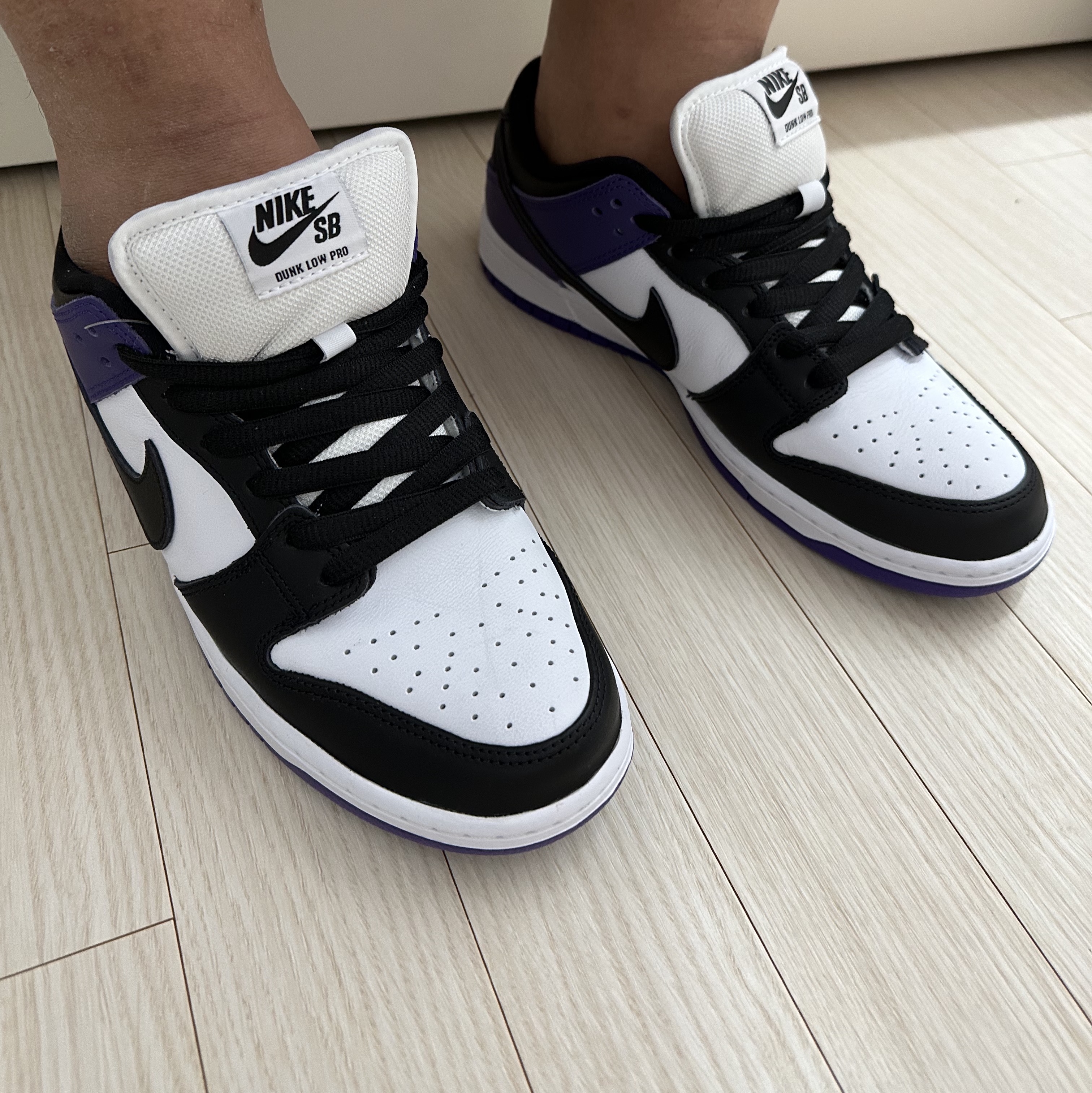 Nike SB Dunk Low Pro Court Purple 착용 스타일